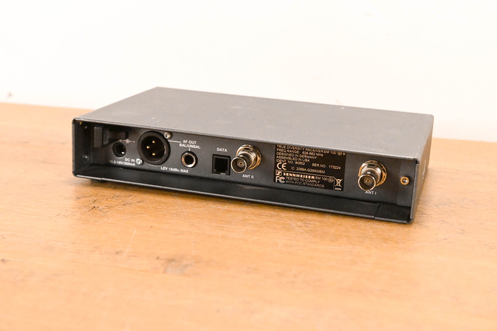 Sennheiser ew 100 G2 Bodypack Wireless System 626-662MHz NO POWER SUPPLY