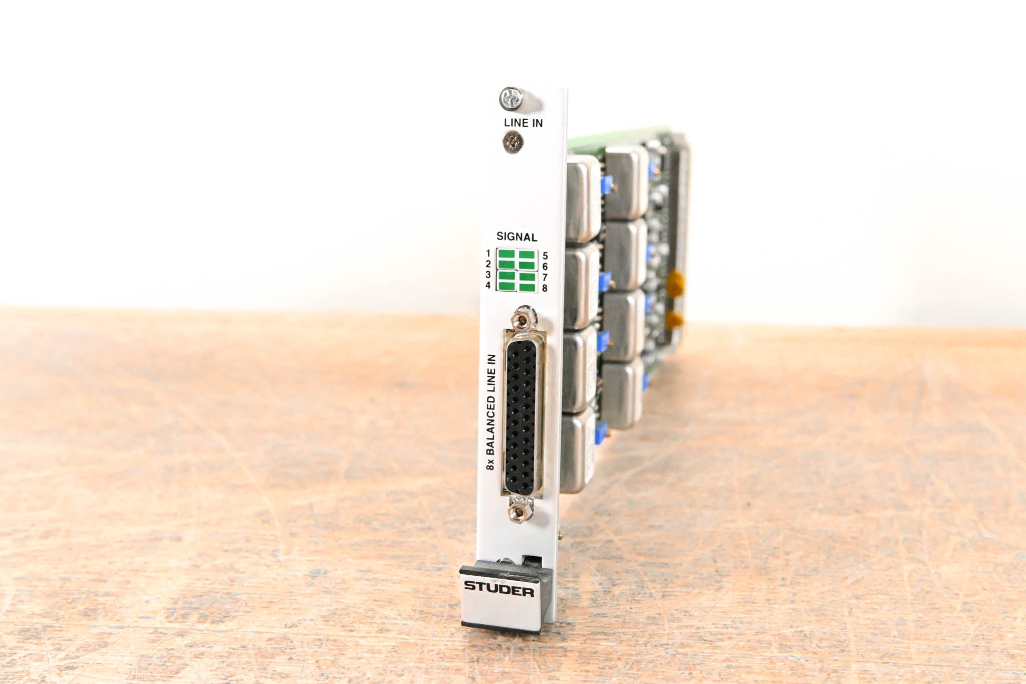 Studer 8-Channel Analog Line In Card for D21m & D23m Modular I/O Systems