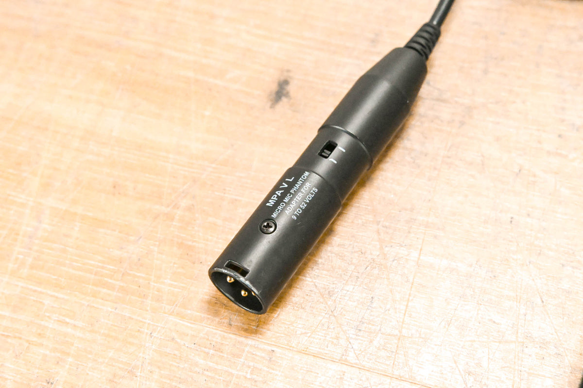 AKG C518 Clip-On Drum Microphone w/ MPA V L Micro Mic Phantom Adapter