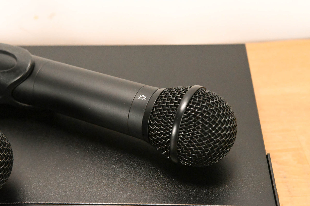 Audix AP42 OM2 Dual Handheld Wireless Mic System- A Band (NO PSU)