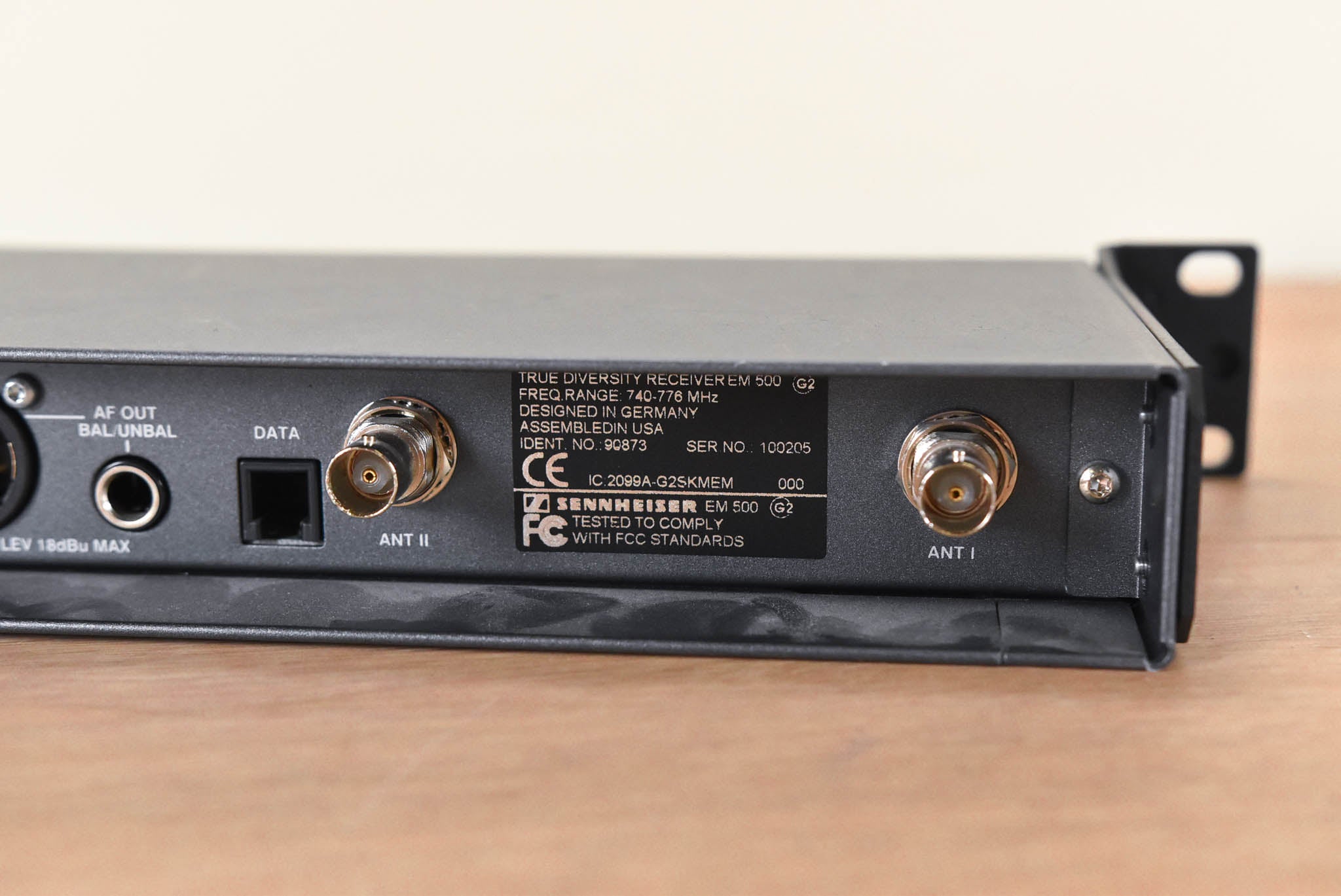 Sennheiser EM 500 G2 Wireless Receiver - 740-776 MHz (NO POWER SUPPLY)