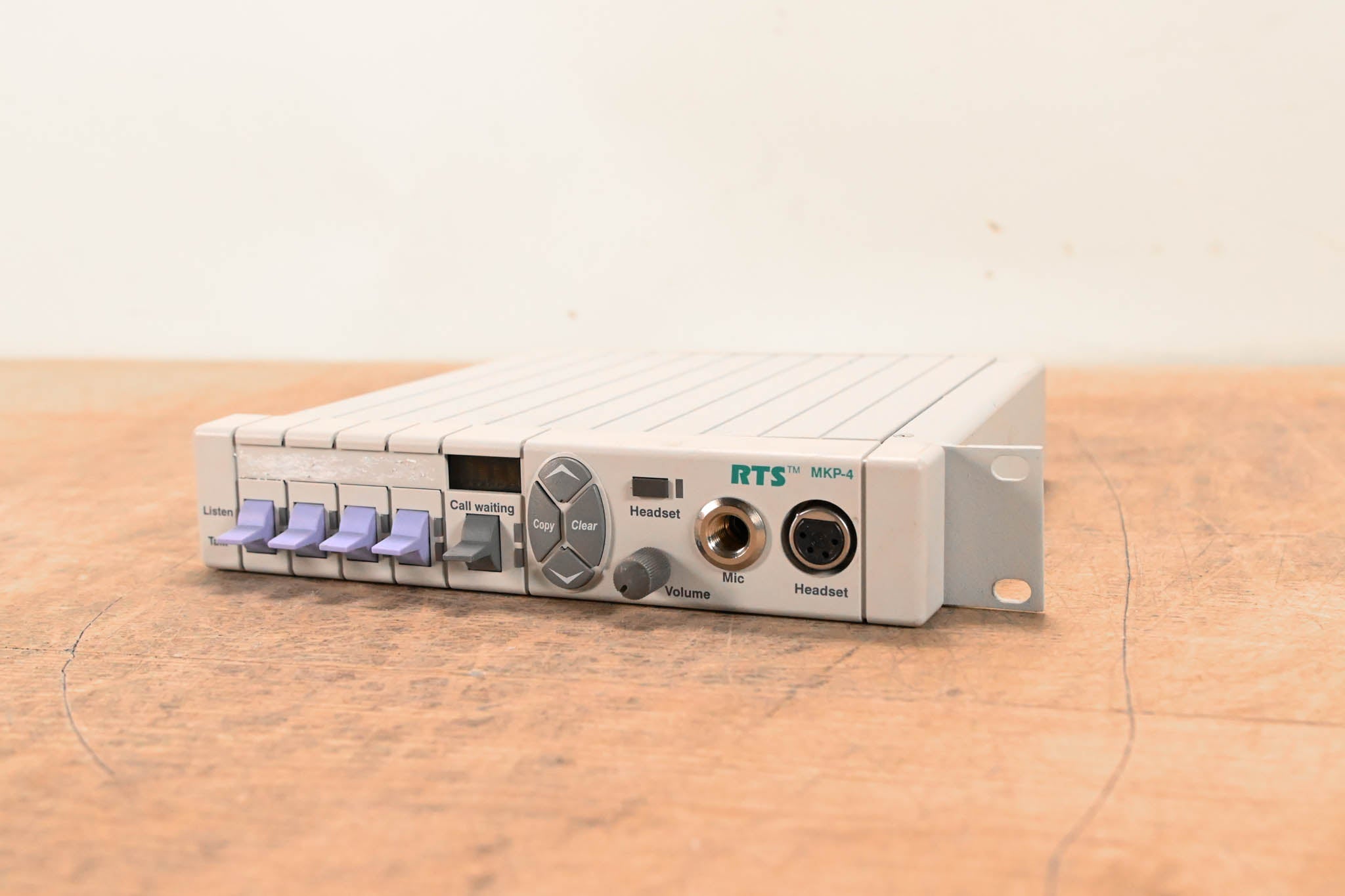 RTS MKP-4 4-Position Rackmount/Desktop Keypanel - 4 pin
