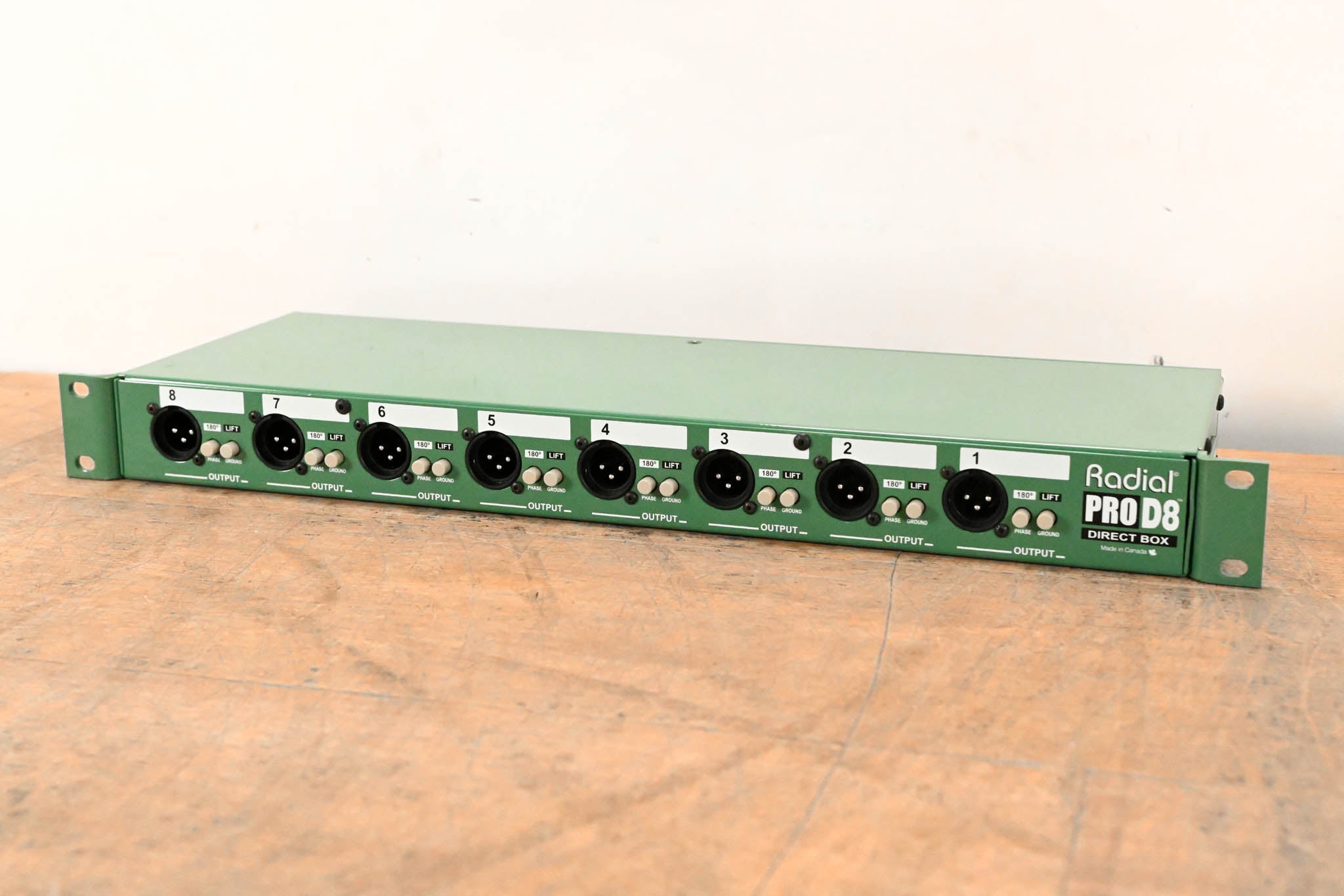 Radial Engineering ProD8 8-Channel Passive Instrument Direct Box