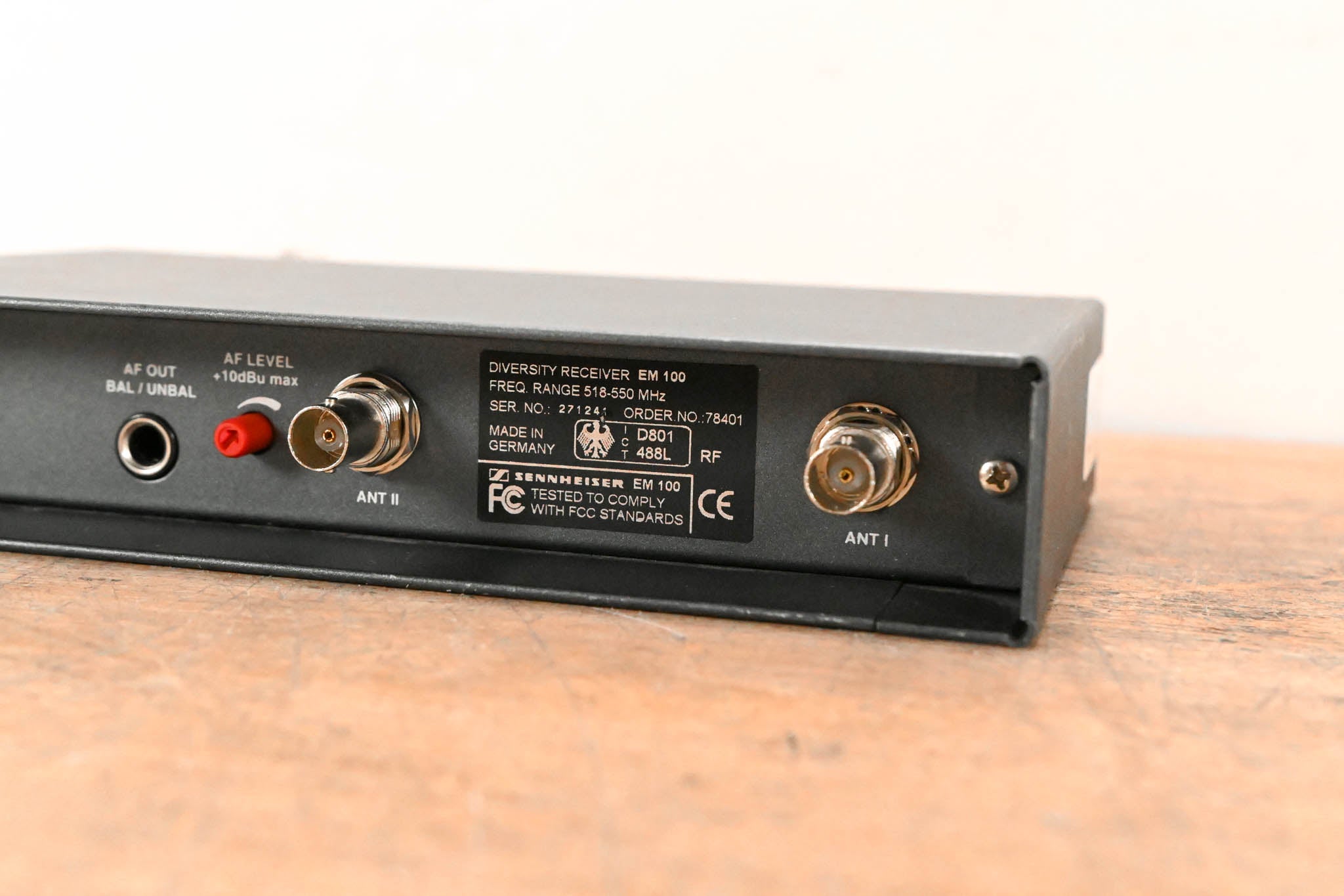 Sennheiser EM 100 Wireless Receiver - 518-550 MHz (NO POWER SUPPLY)