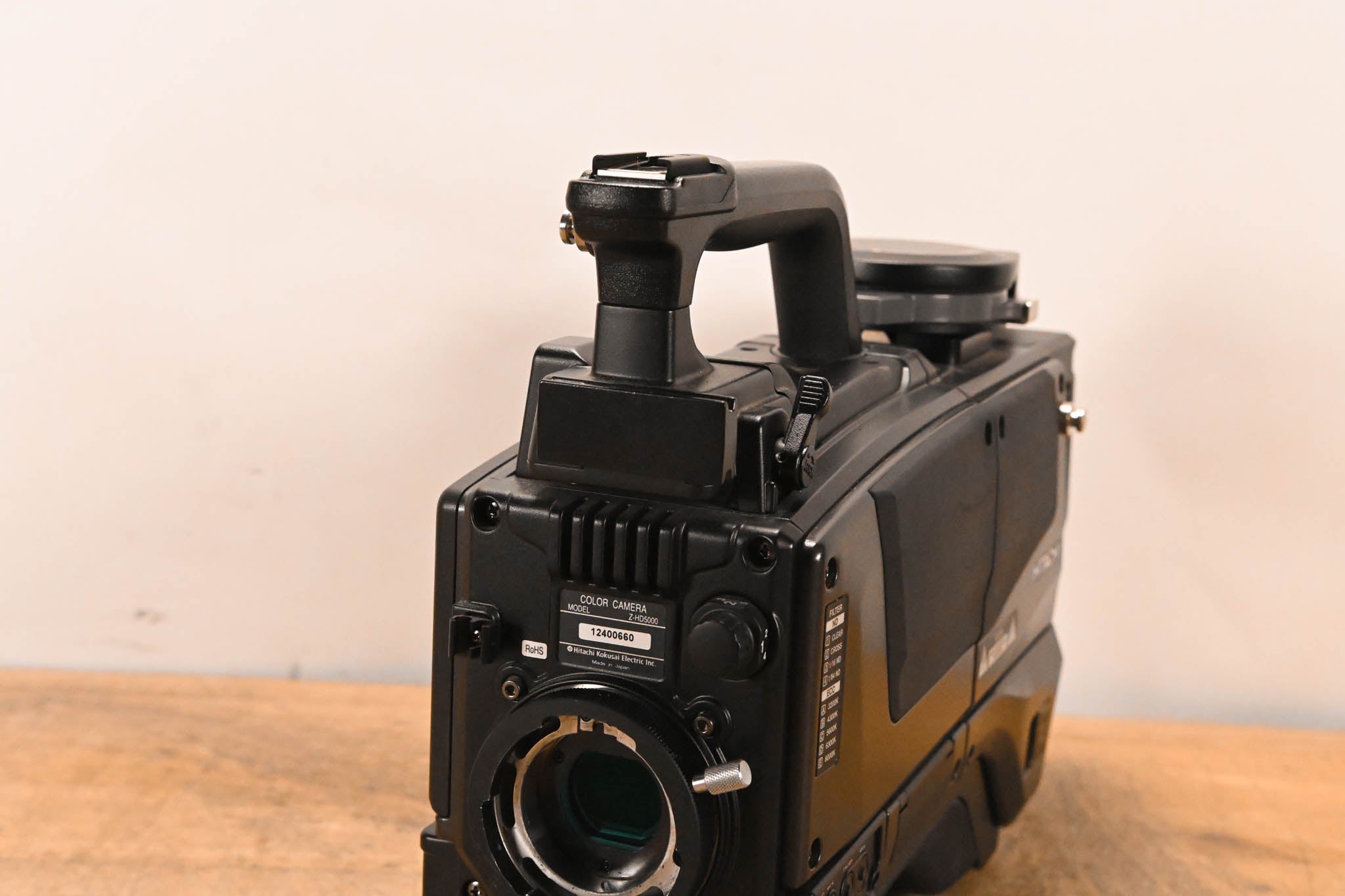 Hitachi Z-HD5000 HDTV Camera with CA-HF1000 Camera Adaptor