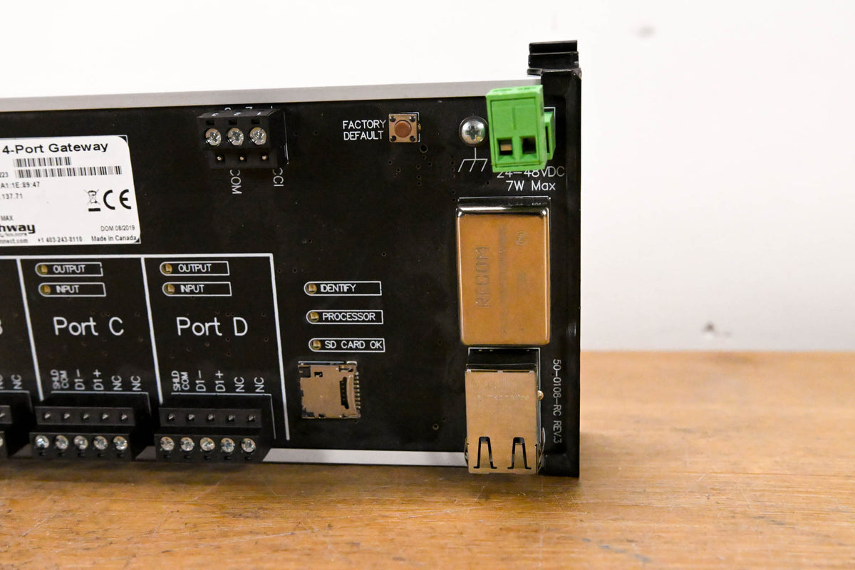 Pathway Connectivity Pathport 6824 4-Port DIN Mount Gateway (NO PSU)