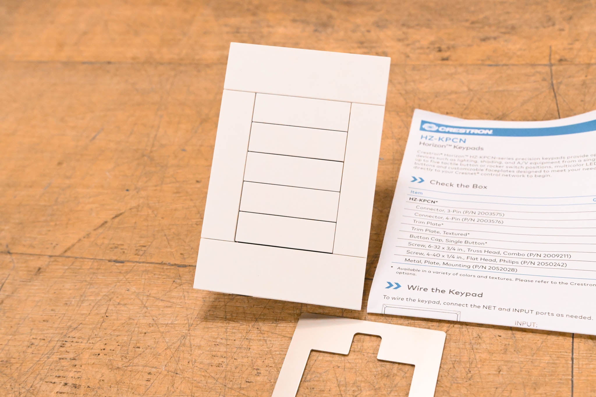 Crestron HZ-KPCN-W Horizon Communications Keypad - White