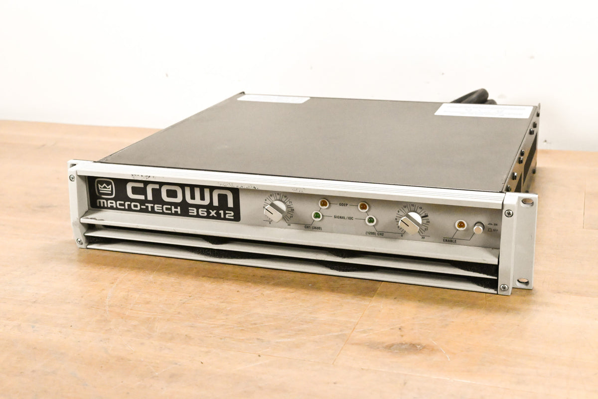 Crown Macro-Tech 36x12 2-Channel Power Amplifier
