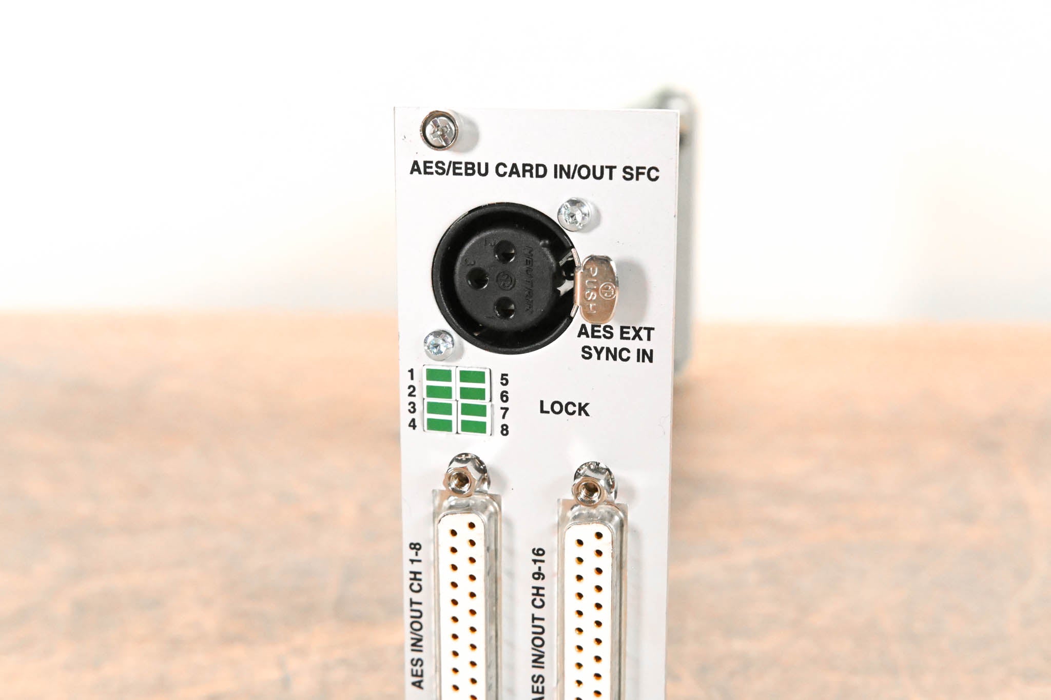 Studer 16-ch in/16-ch out AES/EBU Card for D21m Modular I/O System