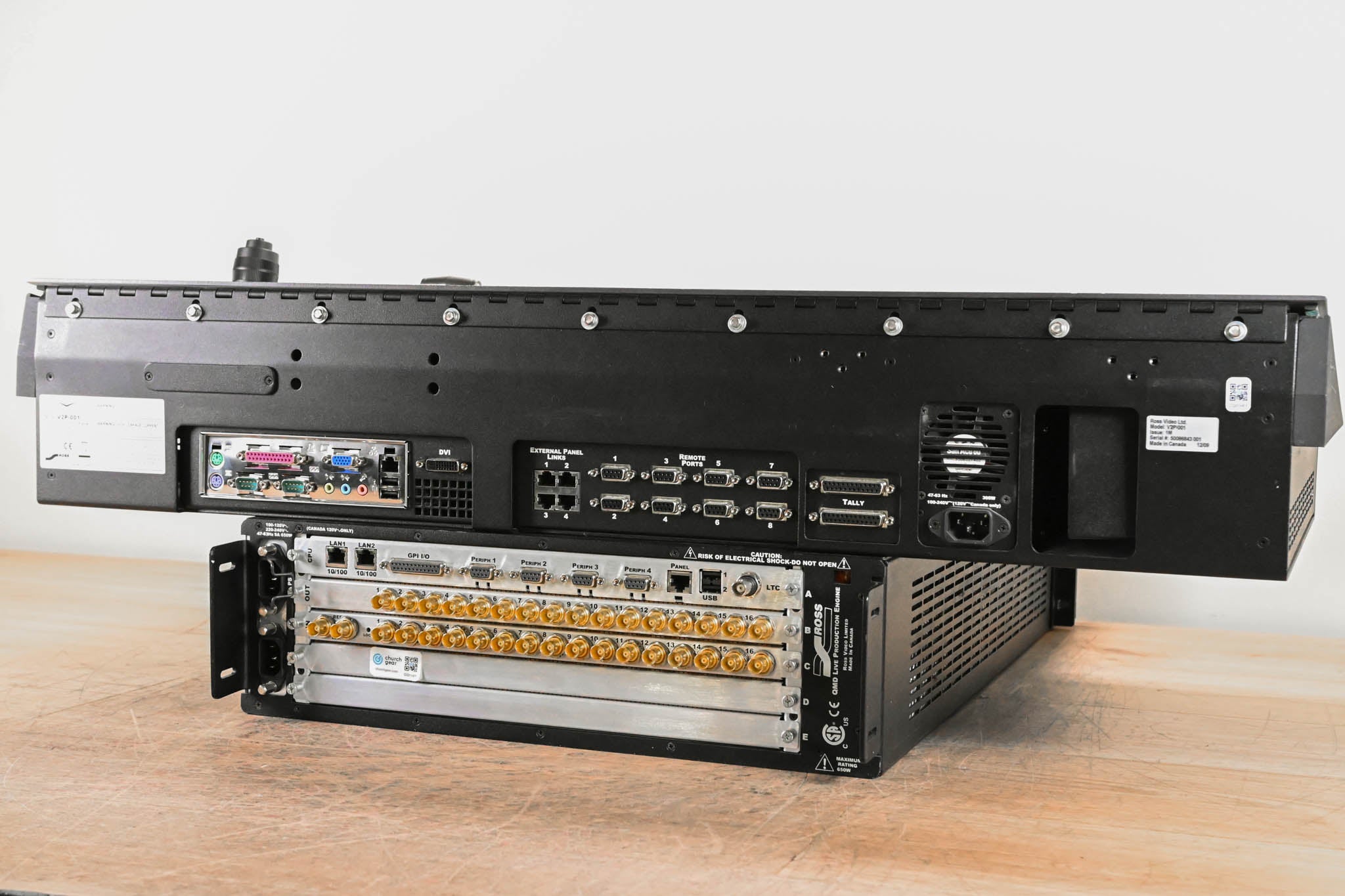 Ross Vision QMD 2 M/E Video Switcher with Vision 2 Panel and Touchscreen