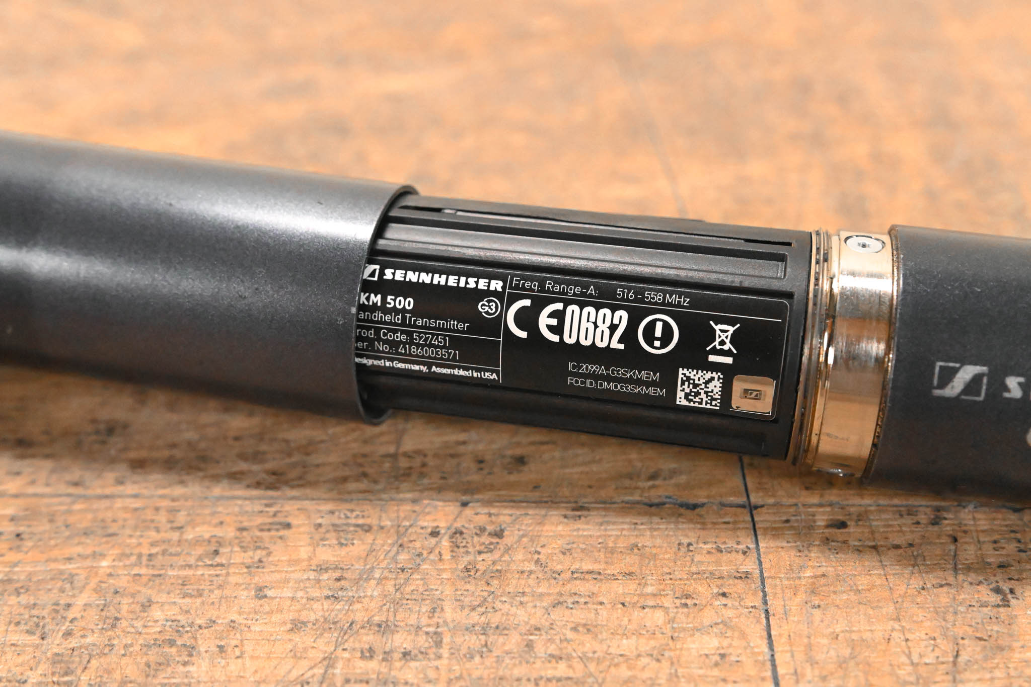 Sennheiser ew 500 G3 Handheld Wireless System - A Range NO POWER SUPPLY