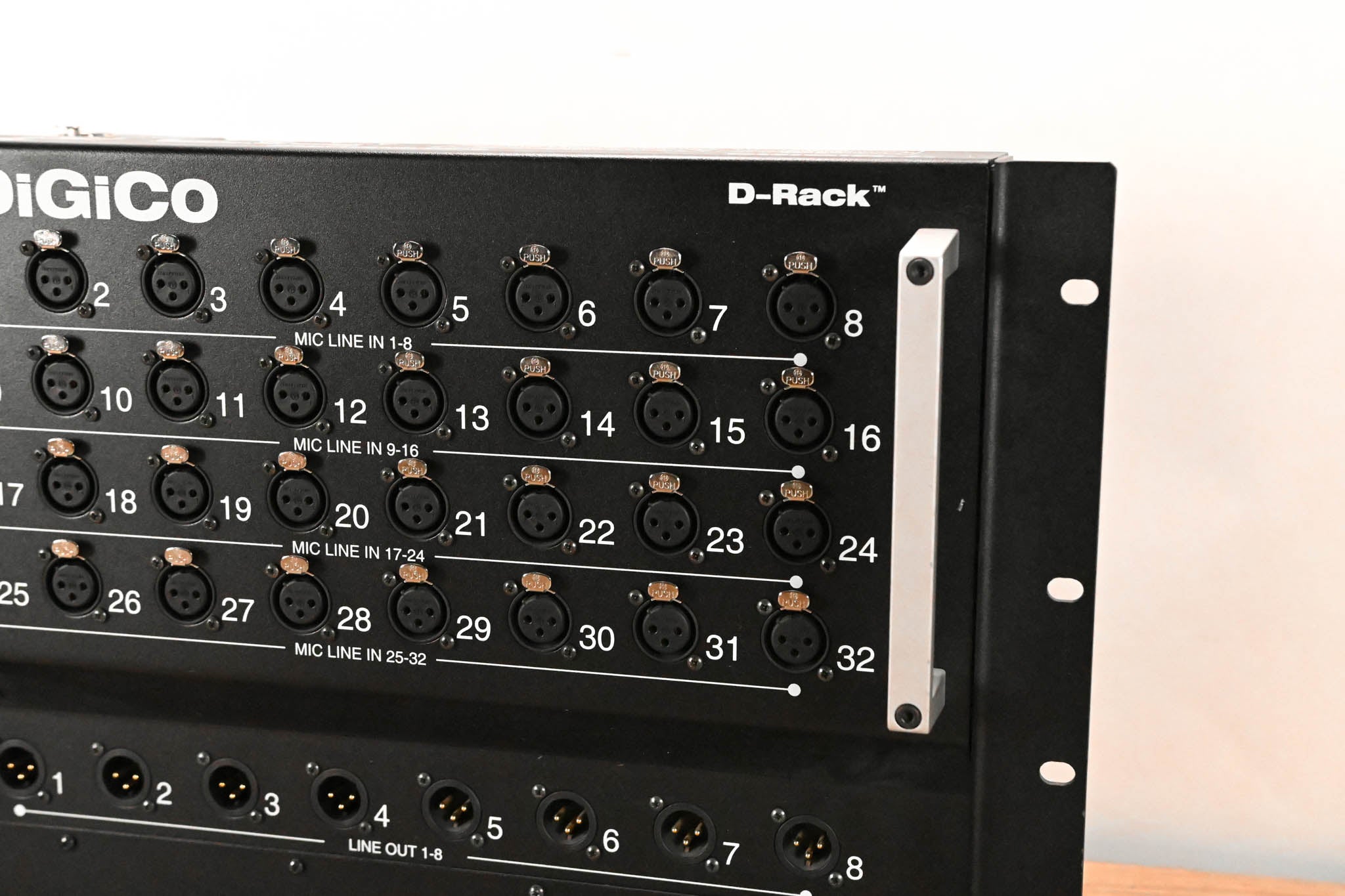 DiGiCo D-Rack 32 x 8 Cat 6 Analog I/O Stage Box