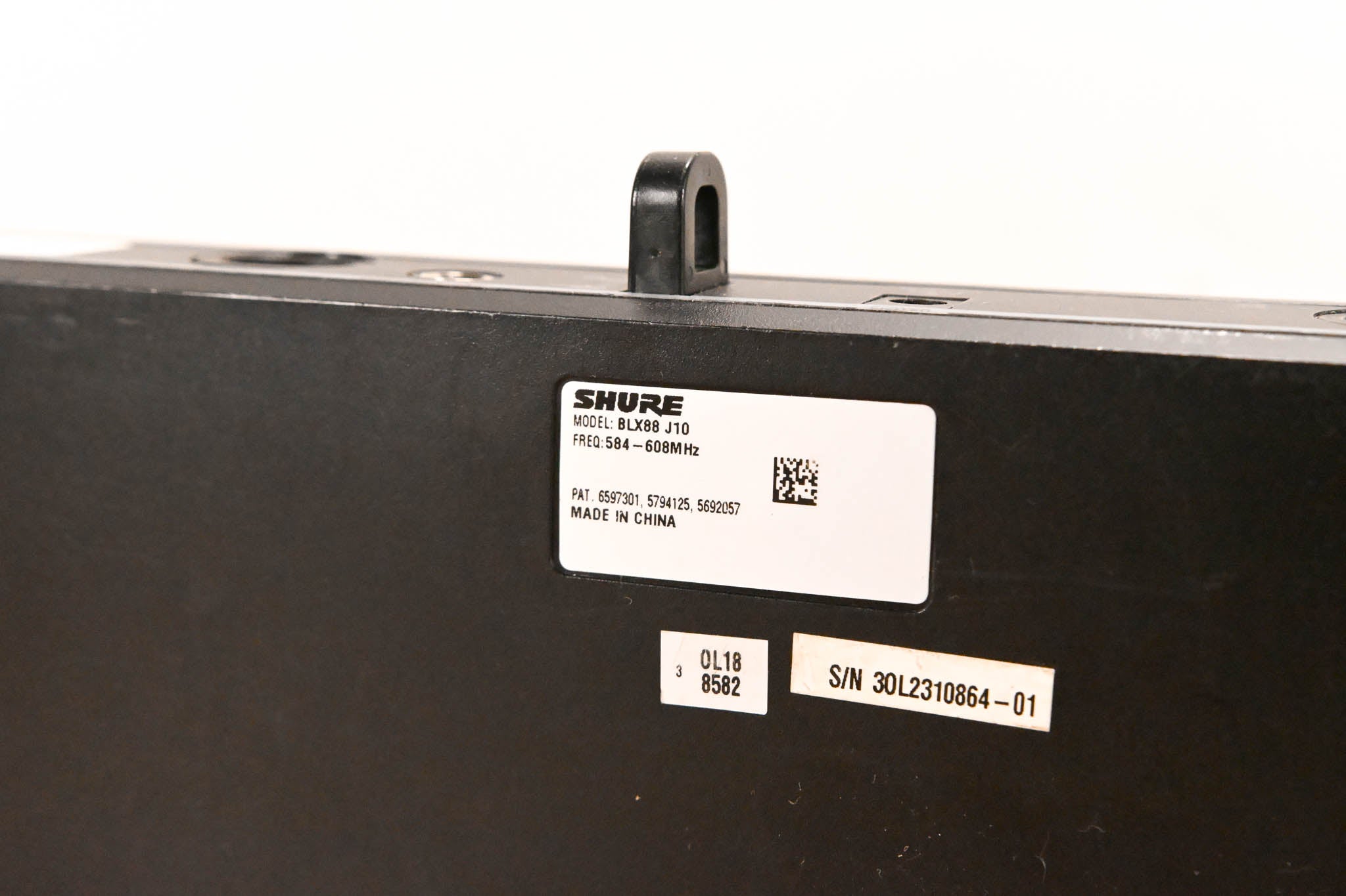 Shure BLX88 Receiver with BLX2/PG58 Transmitter - J10 (NO POWER SUPPLY)
