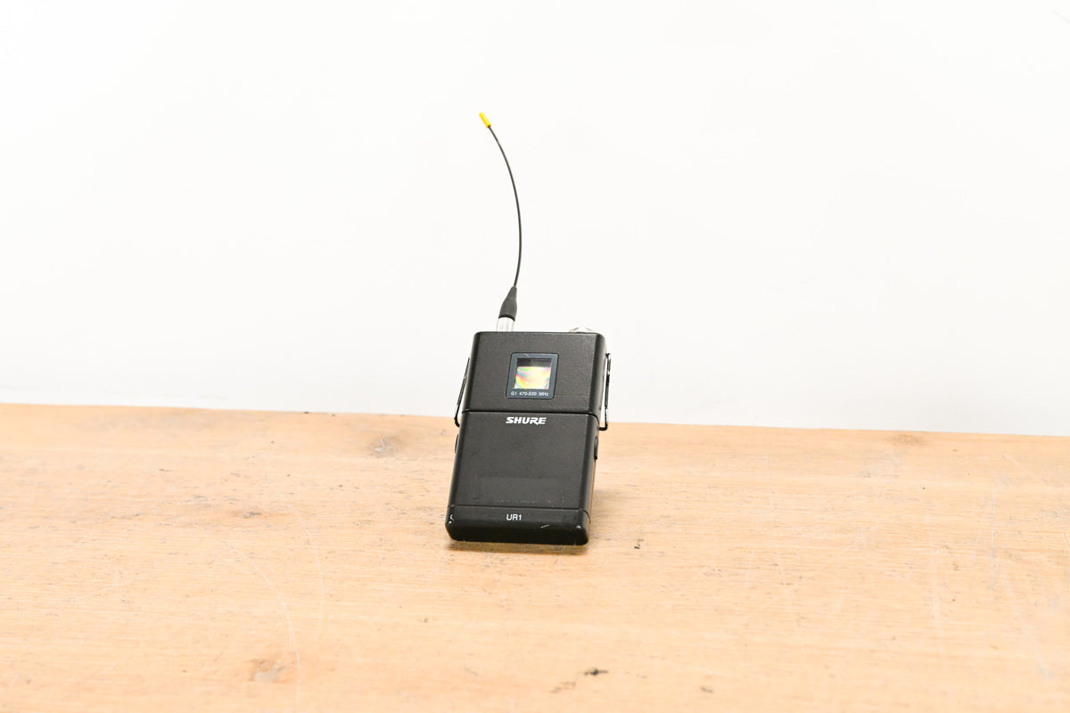 Shure UR1 Wireless Bodypack Transmitter - G1 Band: 470-530 MHz