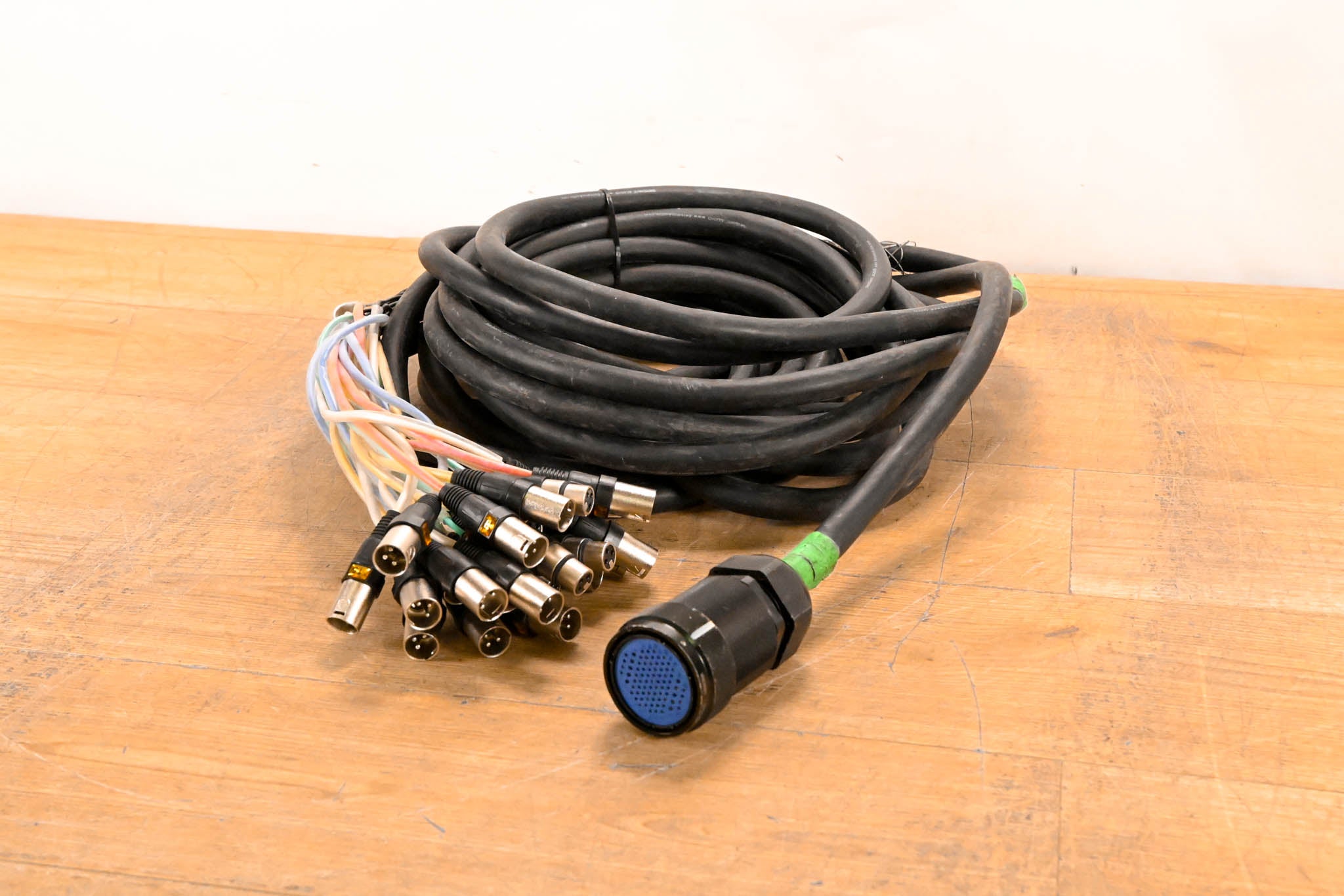 Seismic Audio 16x8 Multipin to XLR Stage Snake Cable - 50'