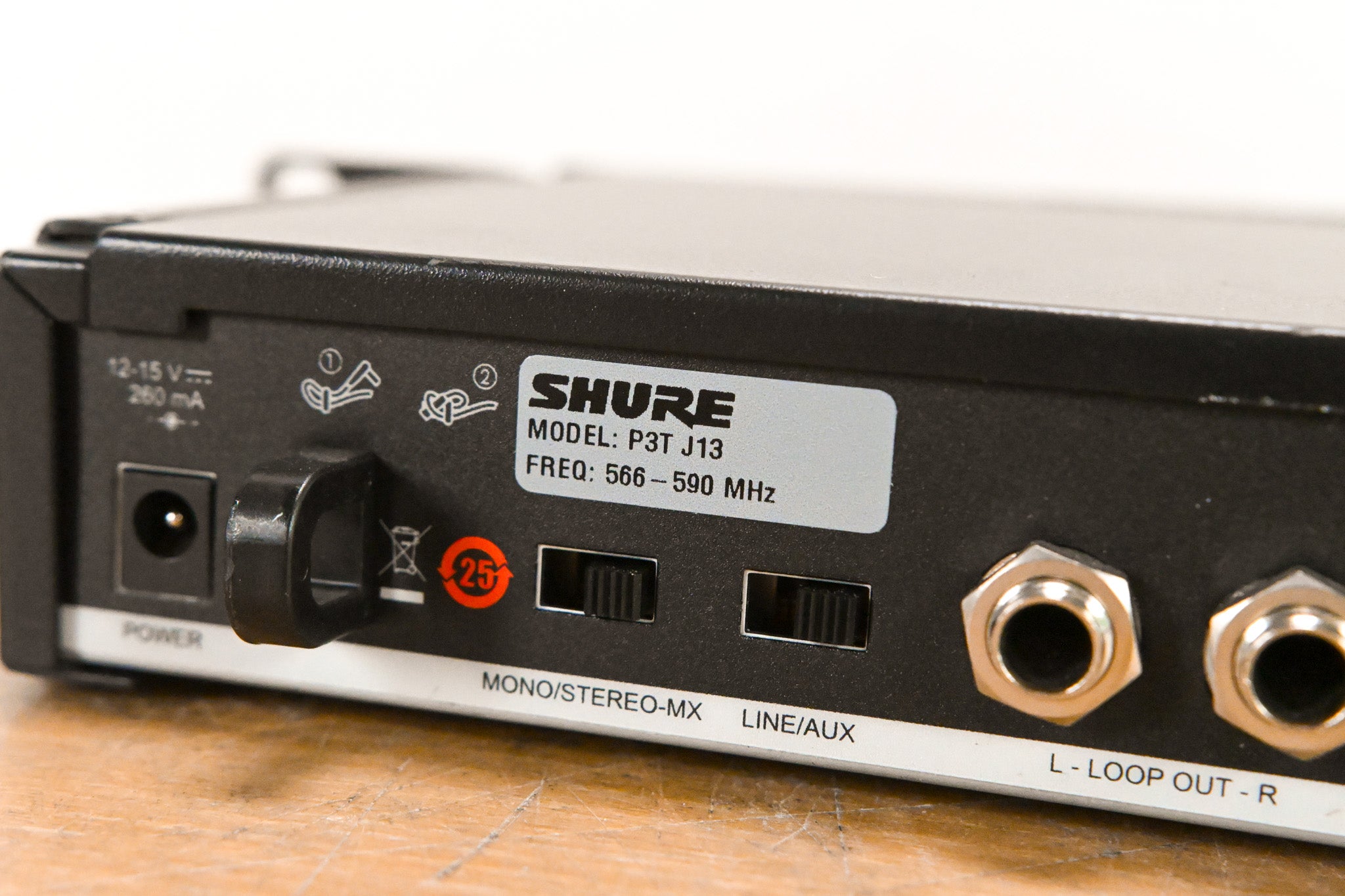 Shure P3T-J13 PSM300 Wireless Transmitter - J13 Band (NO POWER SUPPLY)