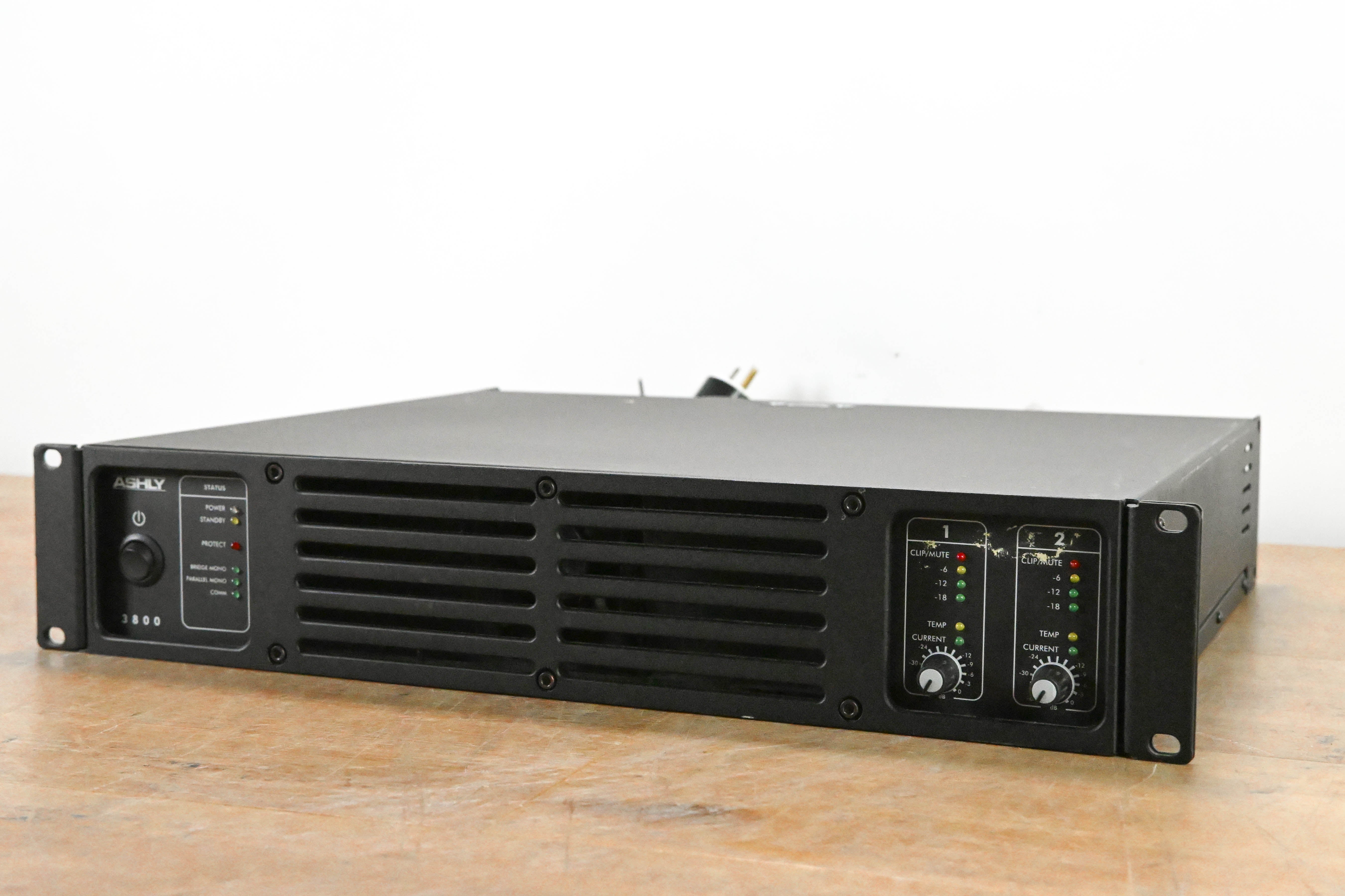 Ashly PE-3800 2-Channel Protea-Enabled 1900W Power Amplifier
