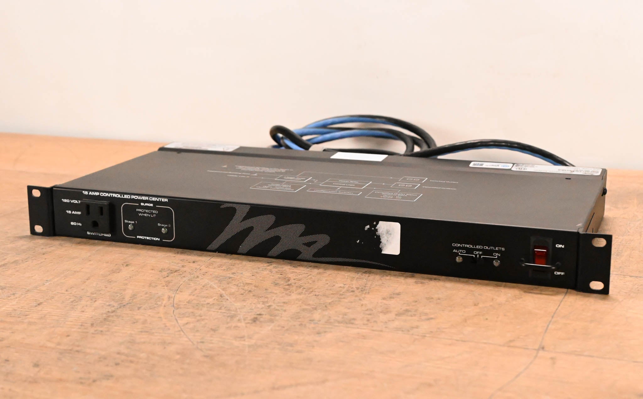Middle Atlantic PDC-915R-6 15A Rackmount Power Strip with 9 Outlets