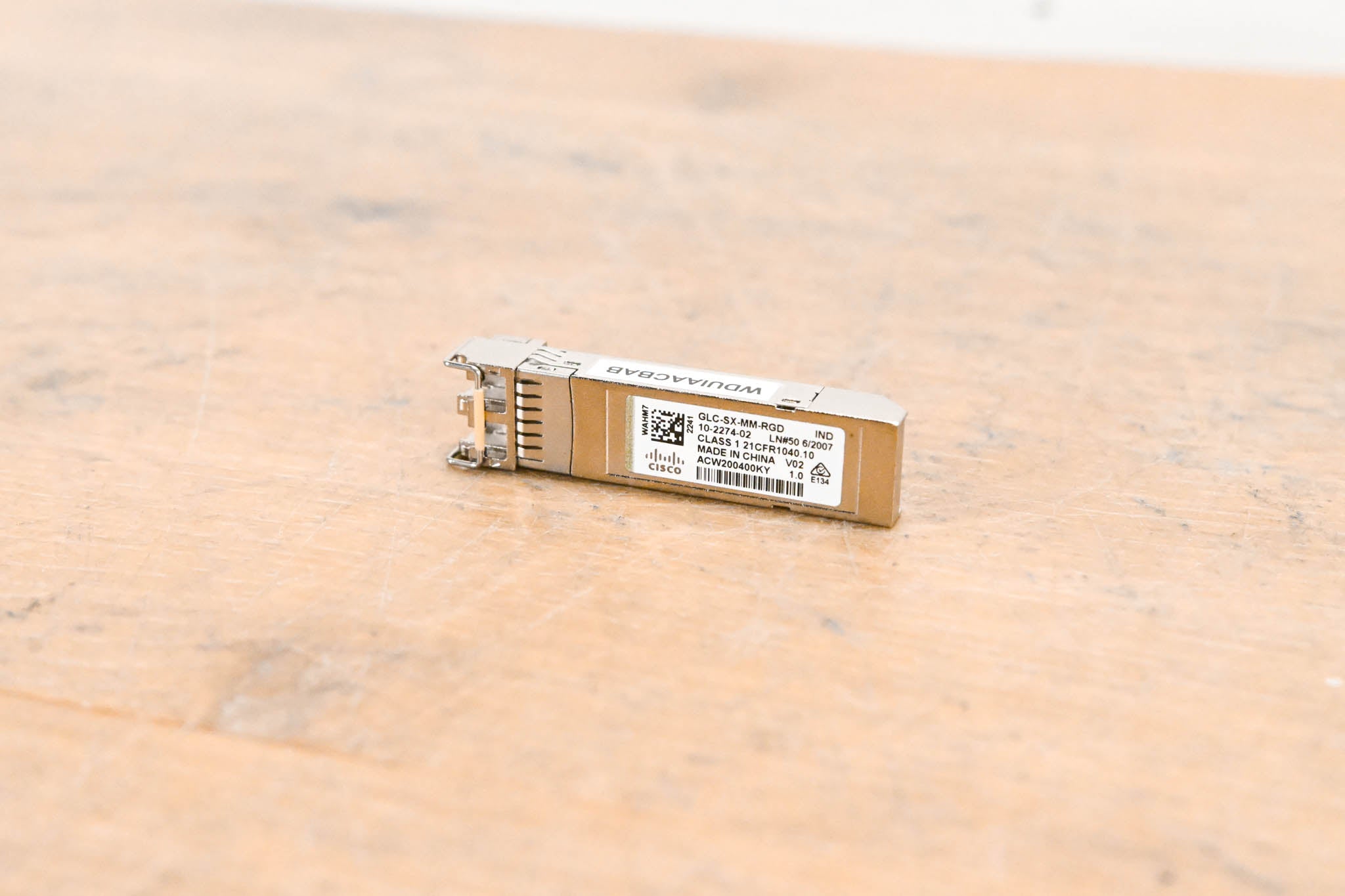 Cisco GLC-SX-MM-RGD Rugged Multimode SFP Transceiver Module 10-2274-02