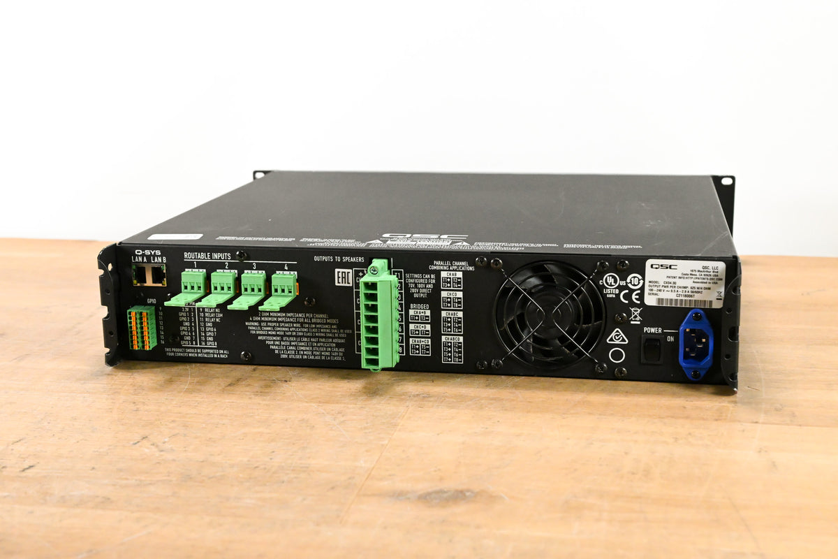 QSC CXD4.3Q 4-Channel Network Amplifier