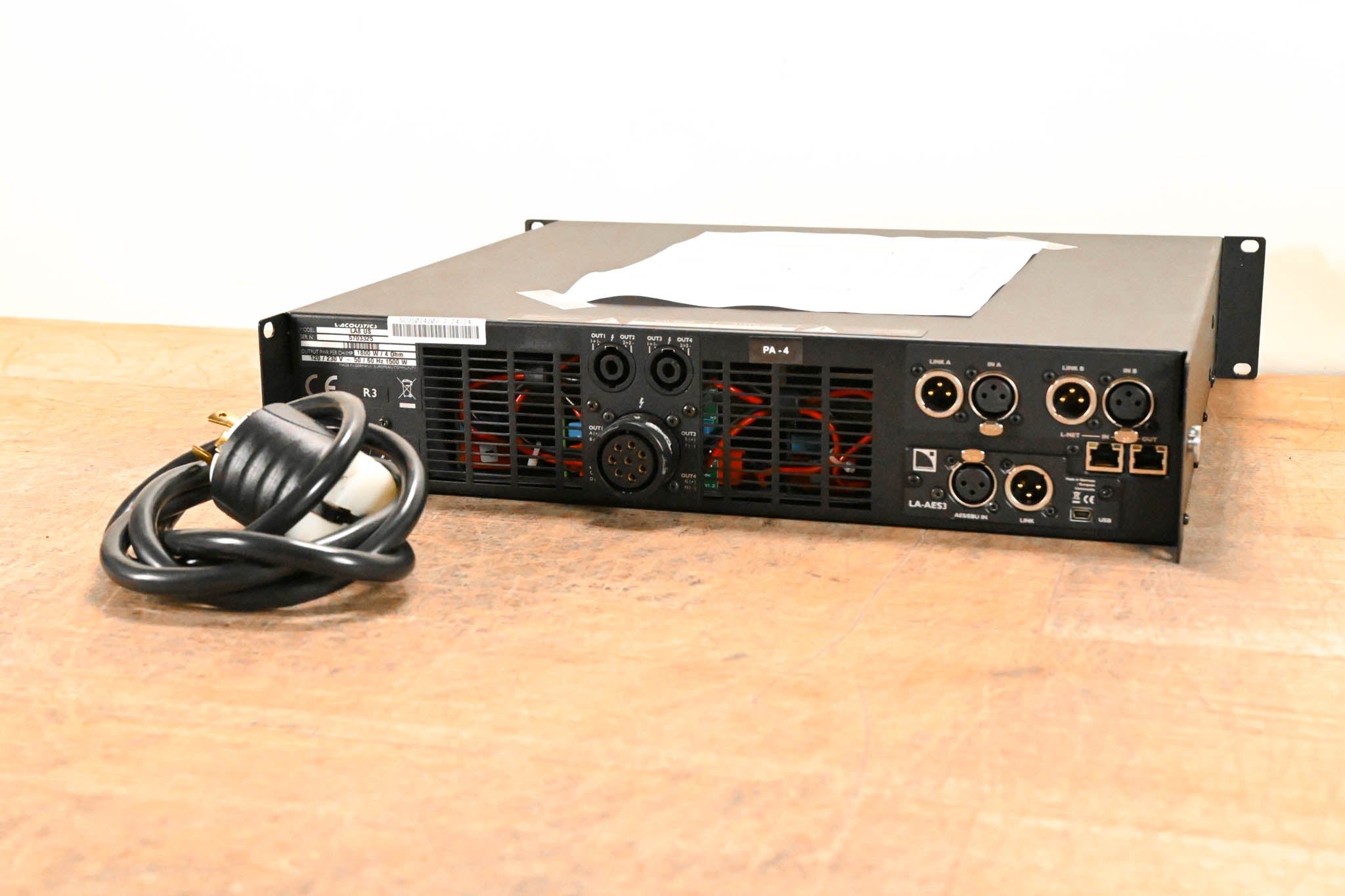 L-Acoustics LA8 US Four-Channel Amplified Controller