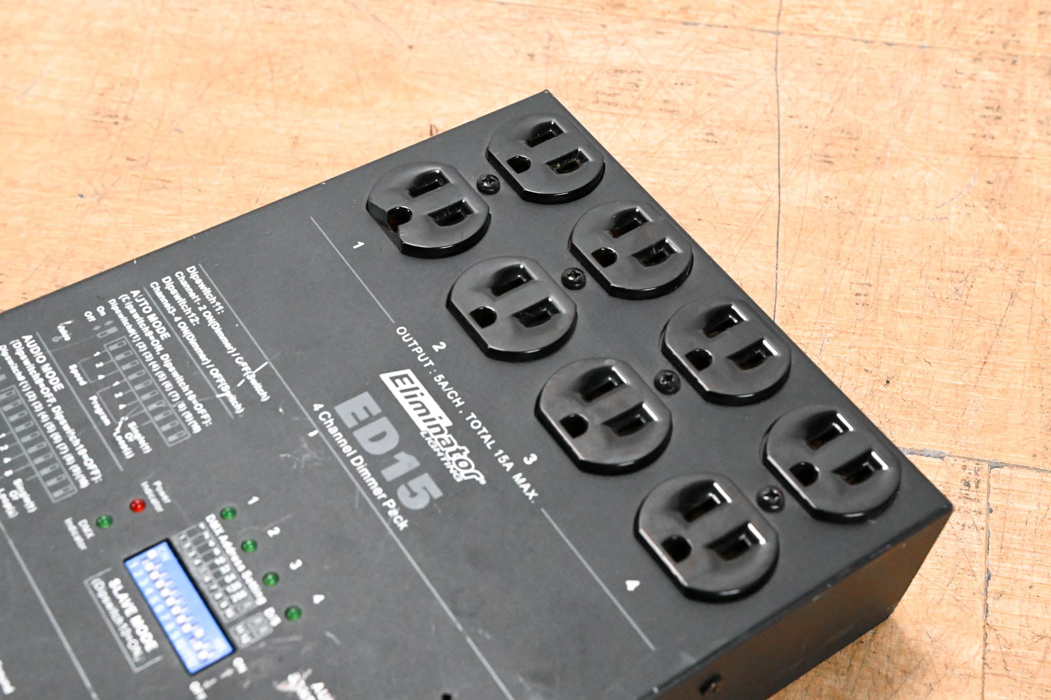 Eliminator Lighting ED15 4-Channel Dimmer Pack