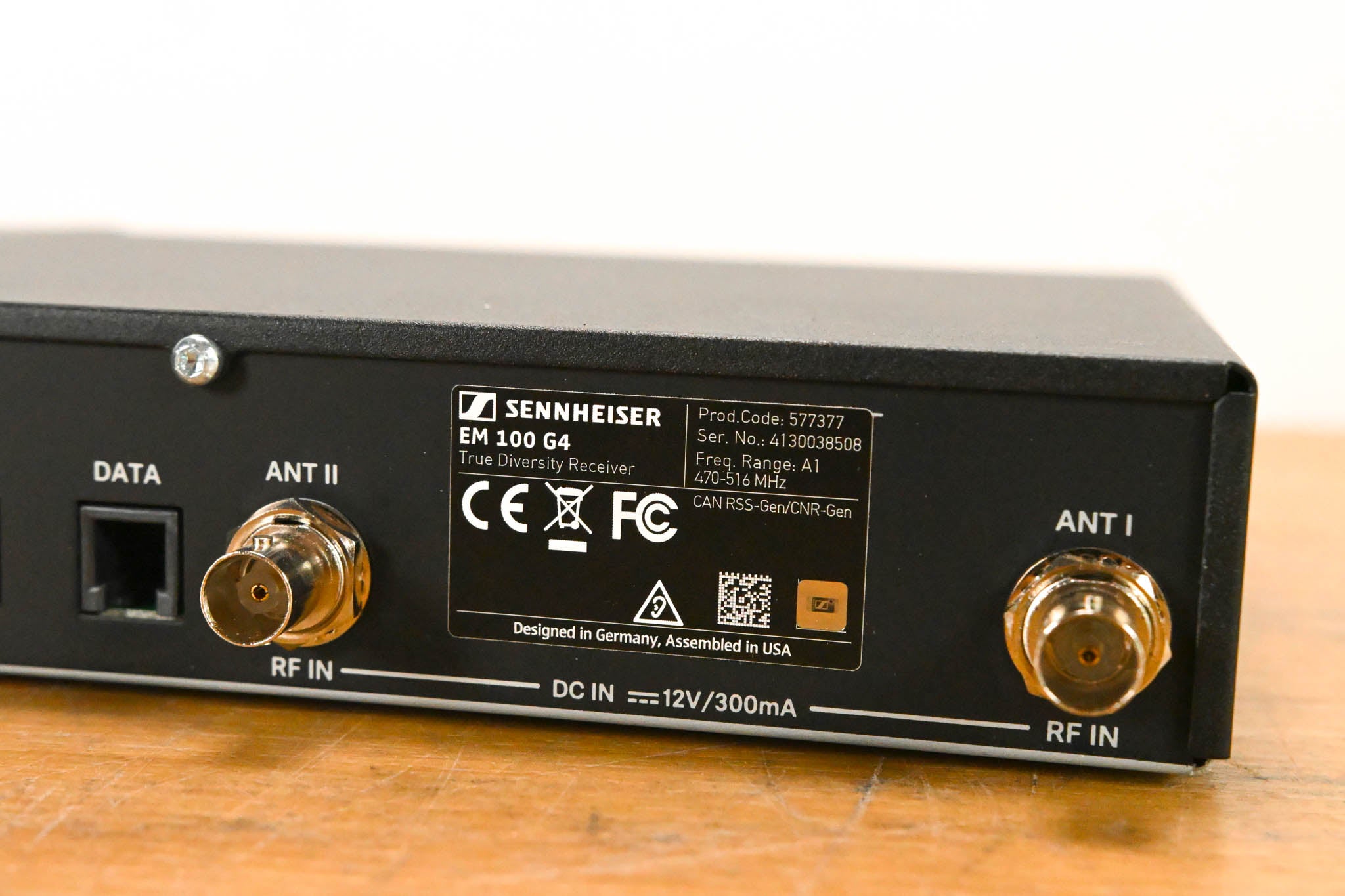Sennheiser ew 100 G4 Belt Pack Wireless System - 470-516 MHz (NO PSU)