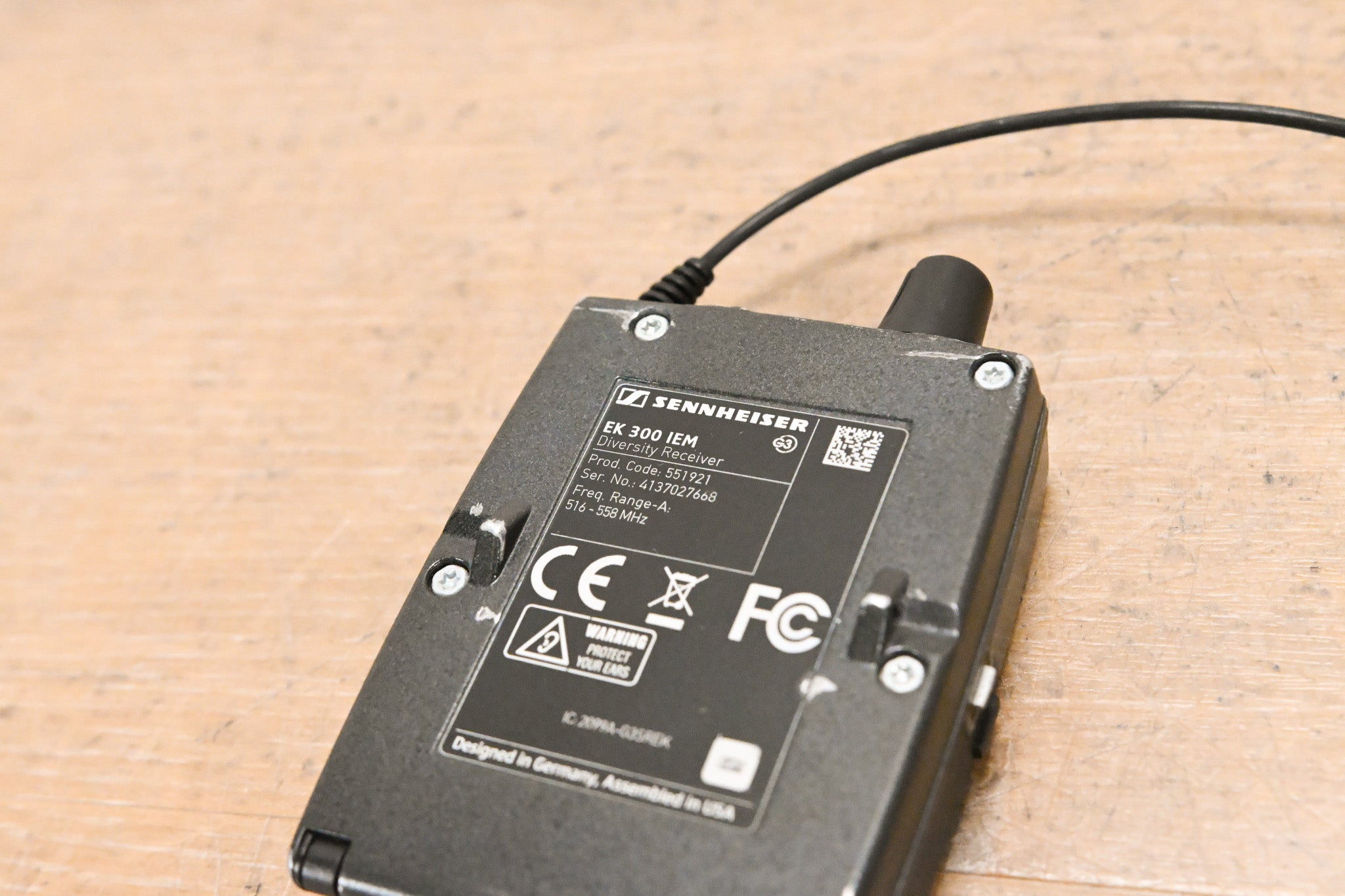 Sennheiser ew 300 IEM G3 Wireless IEM System - A Range NO POWER SUPPLY