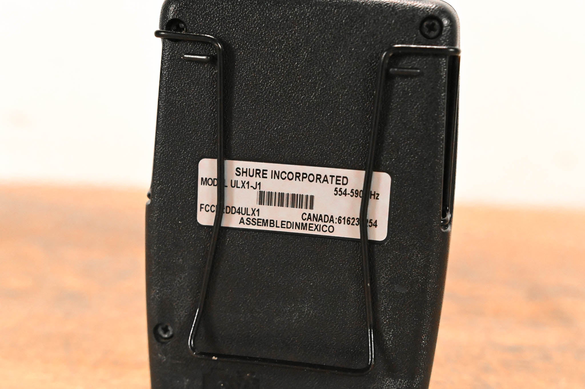 Shure ULXS14 Bodypack Wireless System - J1 Band: 554-590 MHz