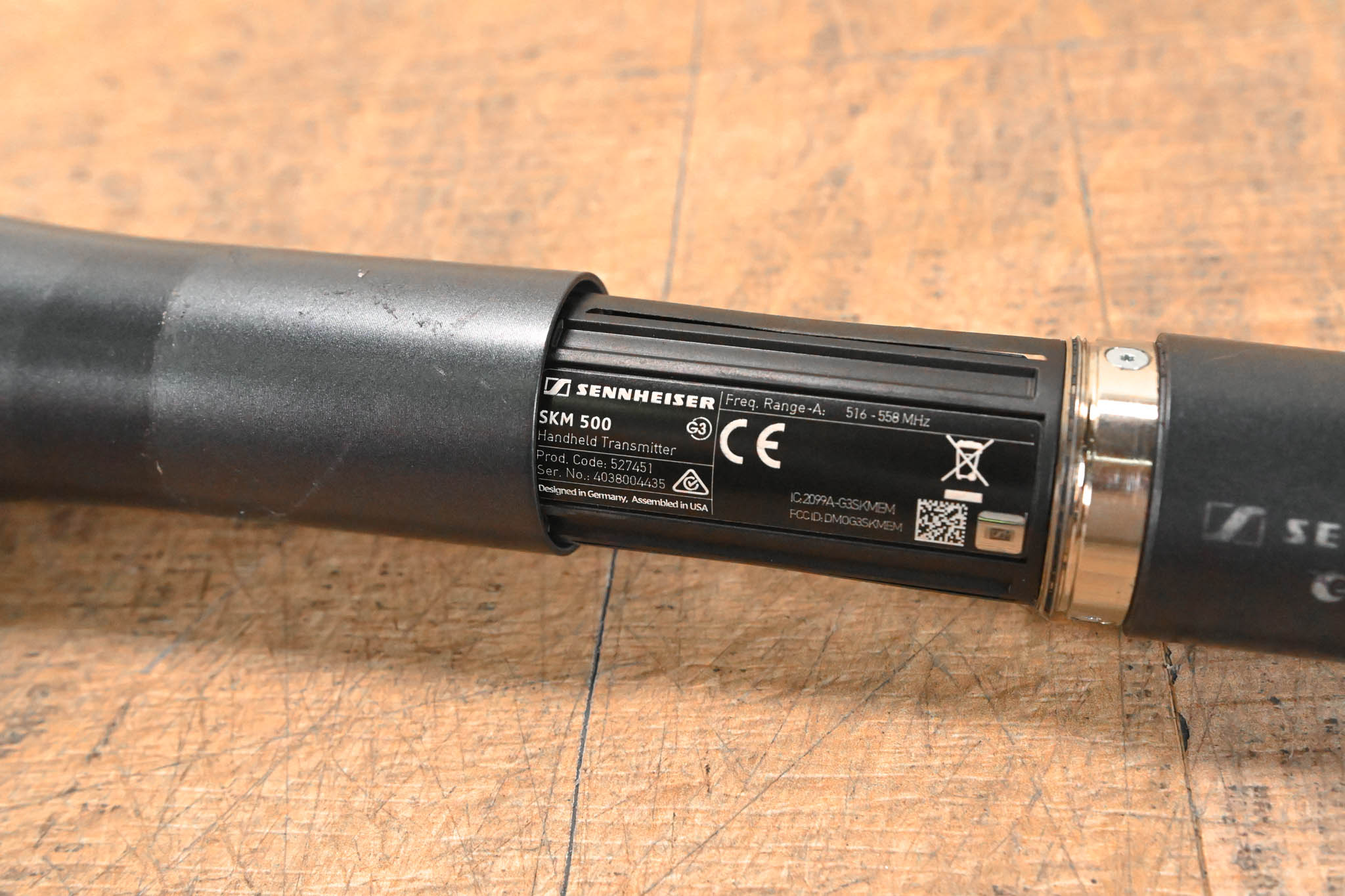 Sennheiser ew 500 G3 Handheld Wireless System - A Range NO POWER SUPPLY