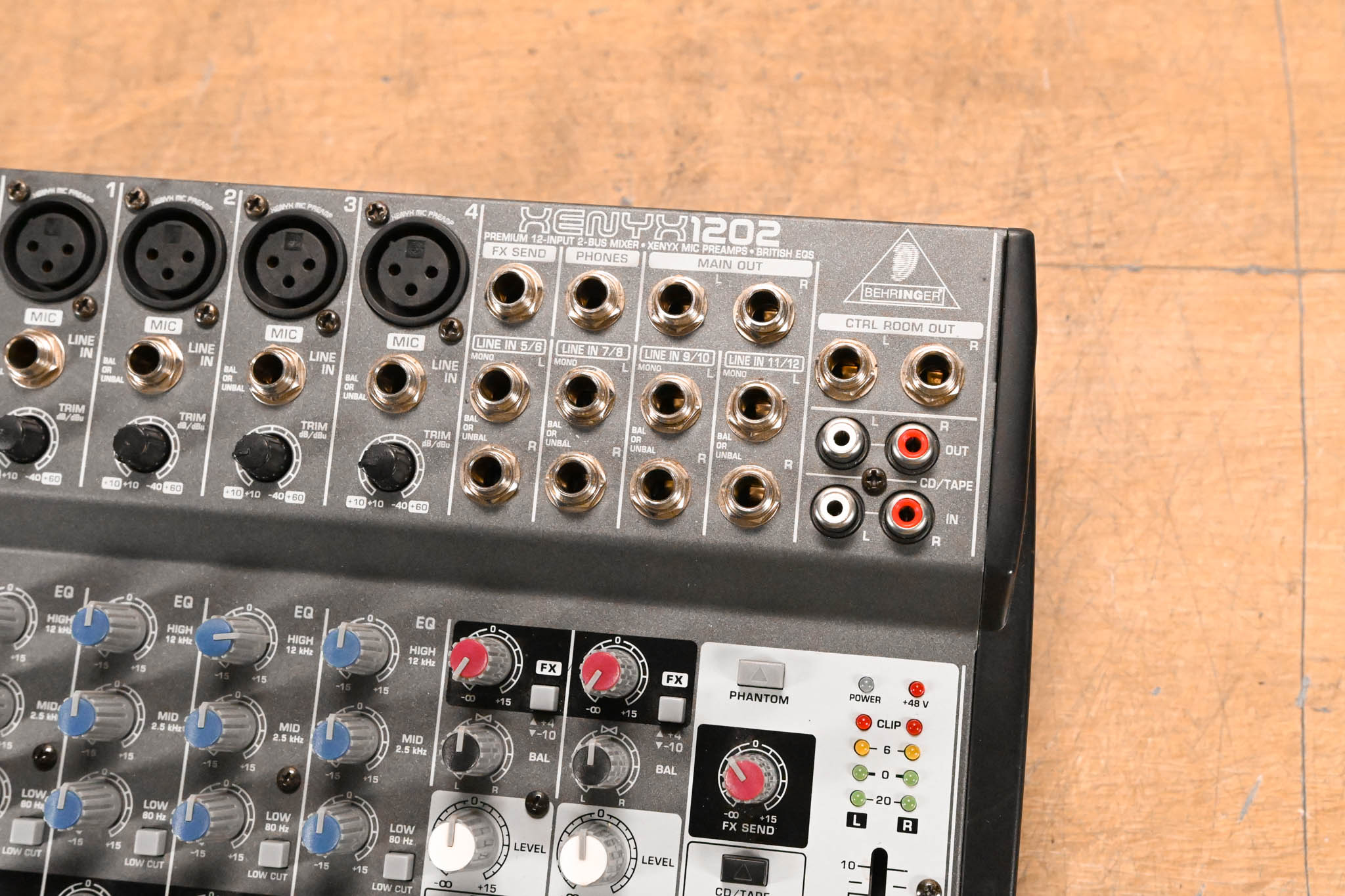 Behringer XENYX 1202 12-Input 2-Bus Mixer (NO POWER SUPPLY)