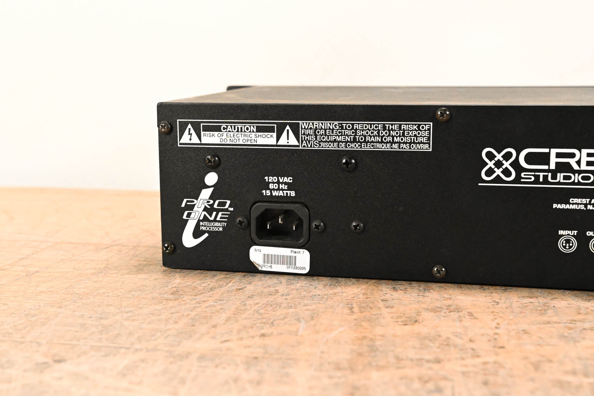 Crest Audio iPro One Preamplifier