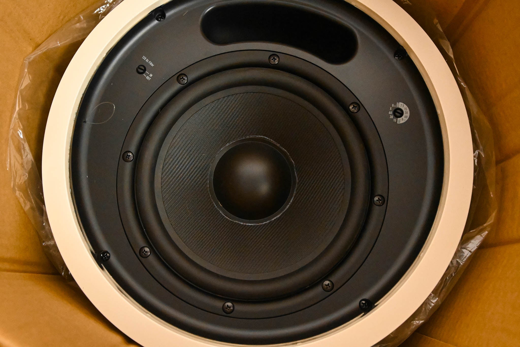 QSC AD-C81Tw Ceiling Mount 8" Subwoofer (PAIR)