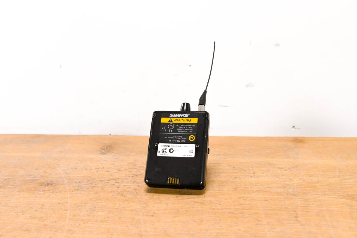 Shure P9RA-L6 Wireless Bodypack Receiver - L6 Band: 656-692 MHz