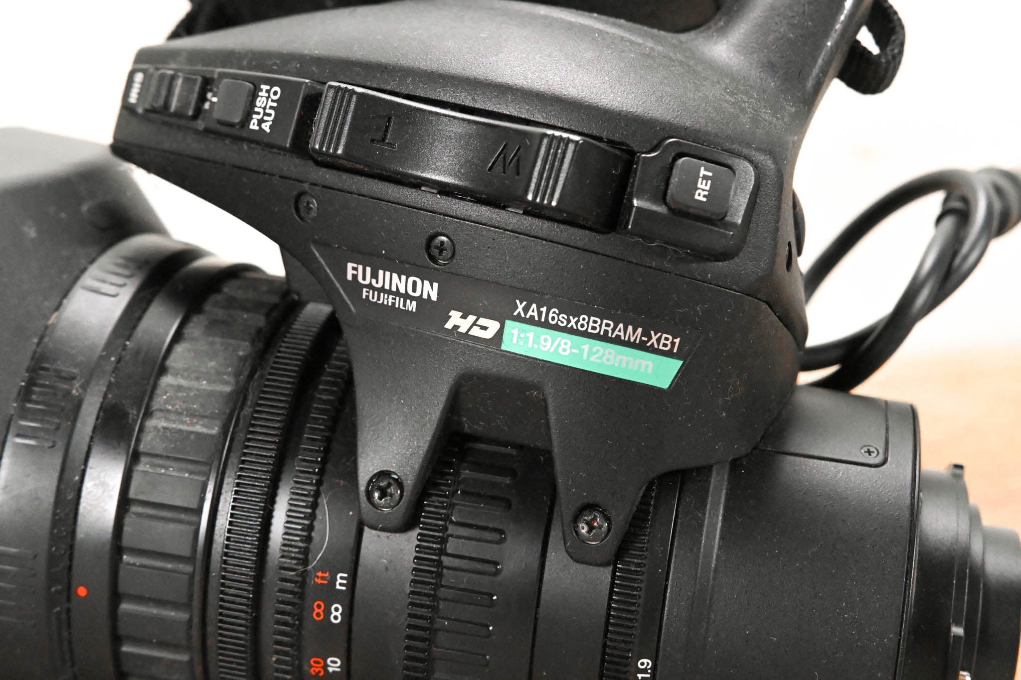 Fujinon XA16sx8BRAM-XB1 2/3" 8.0-128mm Quick Zoom ENG HD Lens
