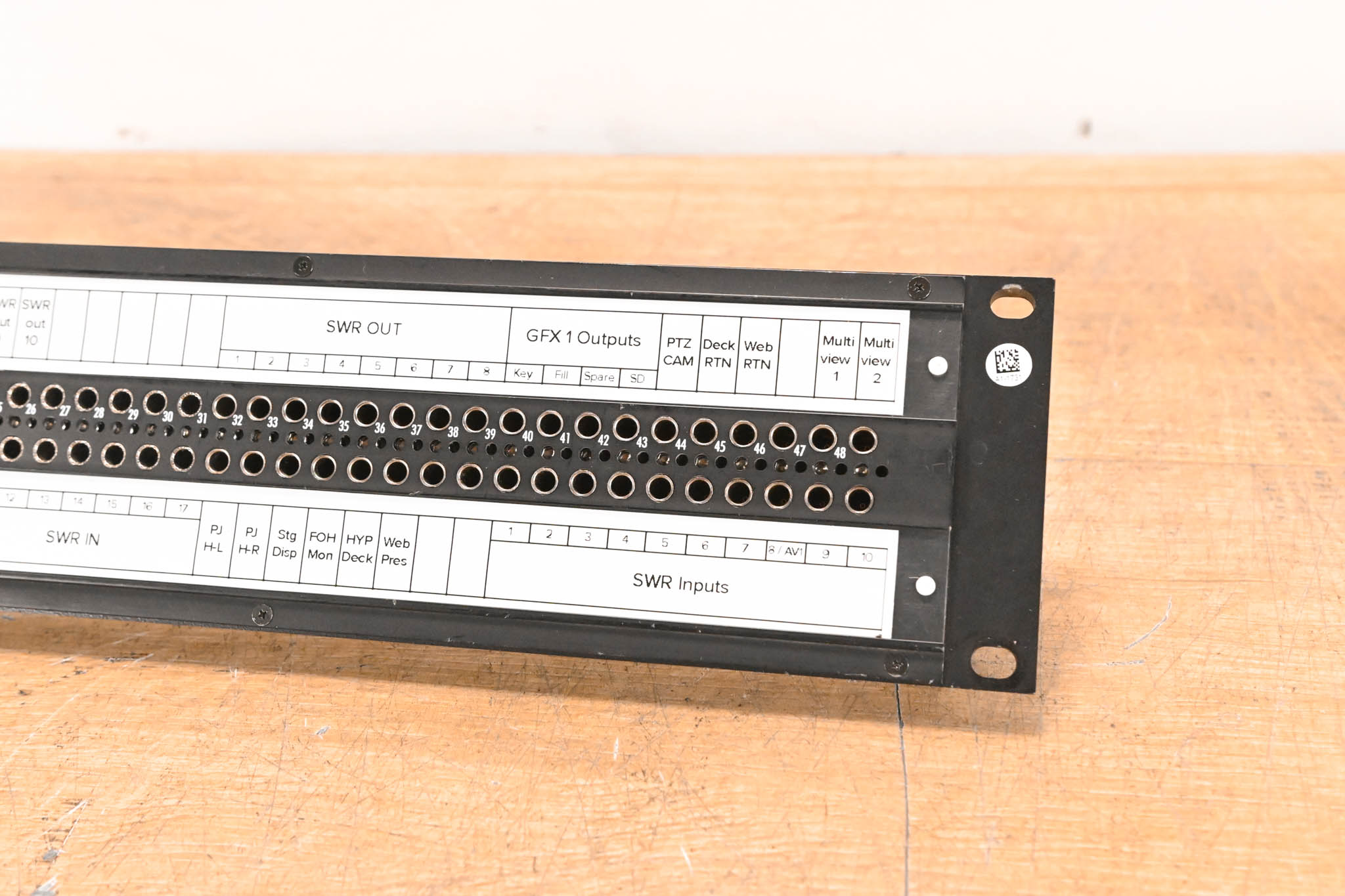 AVP SuperHD Micro 3G Video Patchbay 2RU w/ KMN75 & KM75 Modules