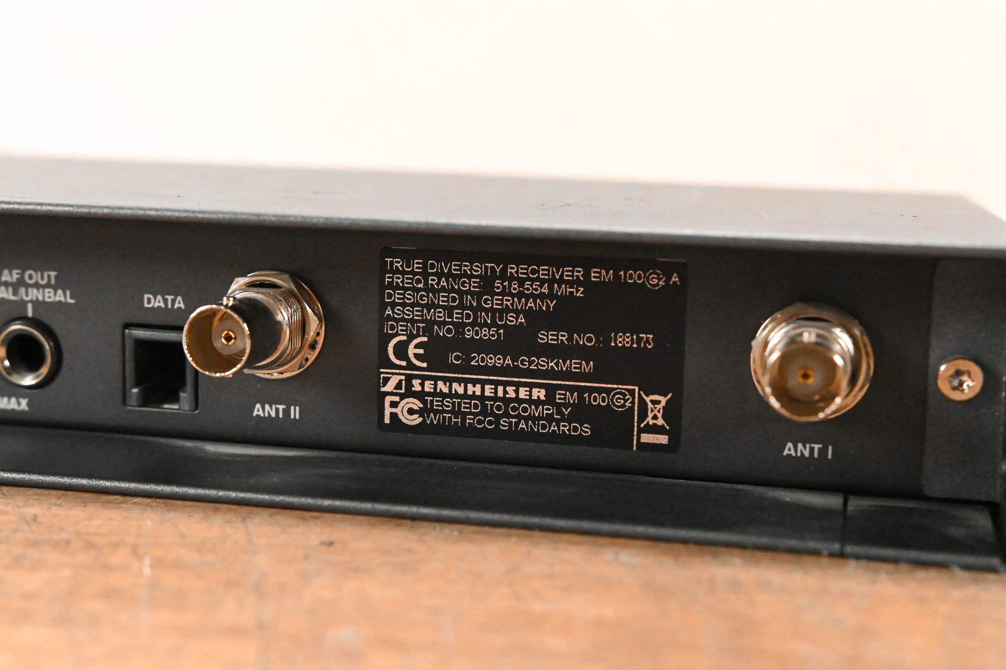 Sennheiser ew 100 G2 Bodypack Wireless System 518-554 MHz