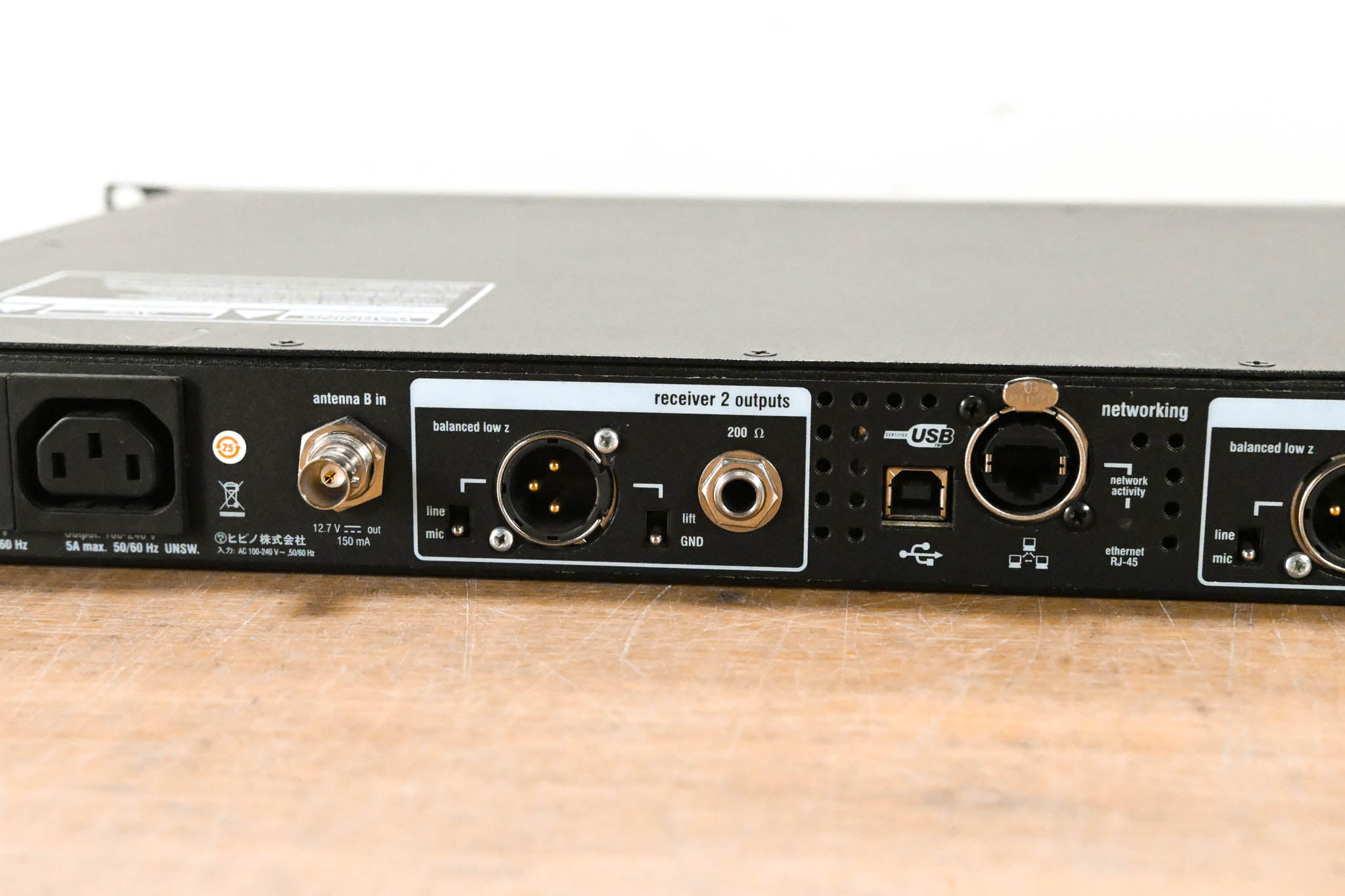 Shure UR4D Dual Receiver w/ two UR2 Transmitters (No Capsules) - L3