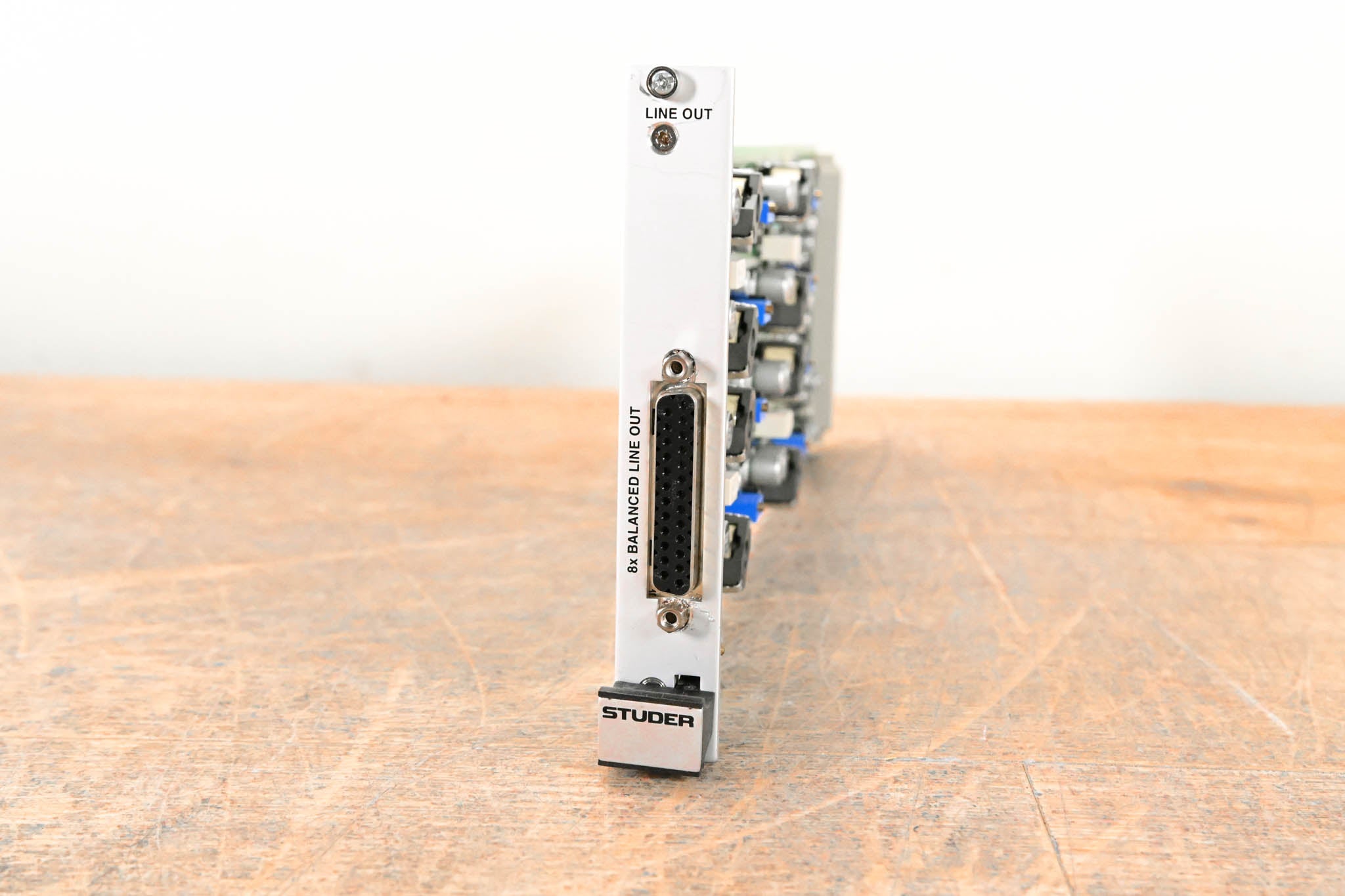 Studer 8-Channel Analog Line Out Card for D21m & D23m Modular I/O System