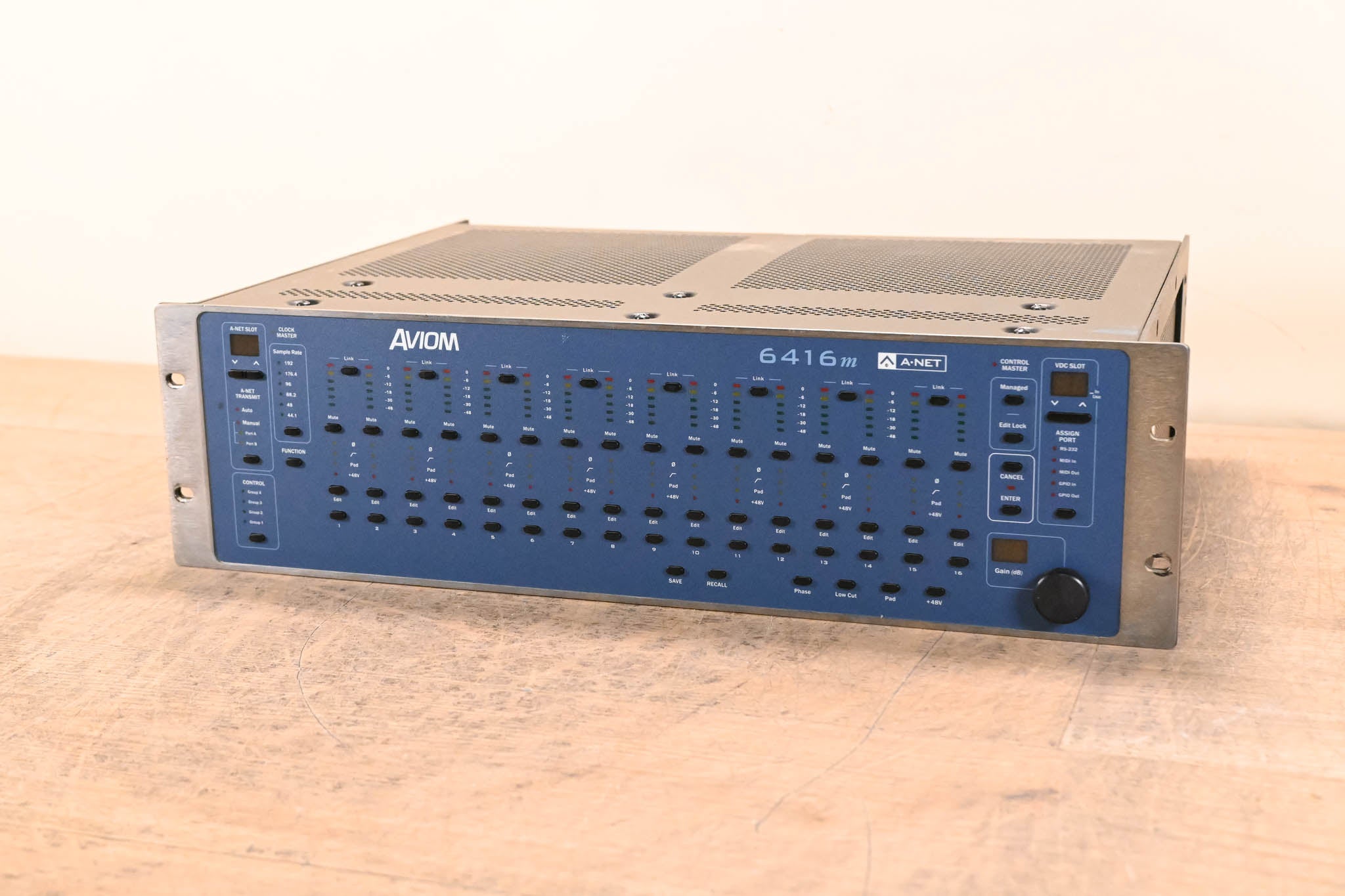 Aviom 6416m 16-Channel Mic Input Module