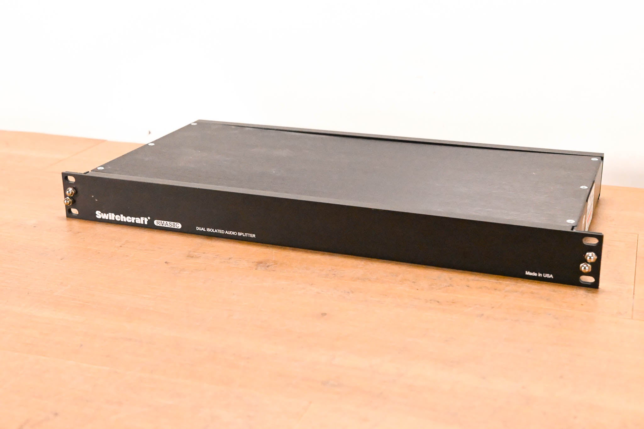 Switchcraft RMAS8C 8-Channel 3-Way Rackmount Mic Splitter with Rear I/O