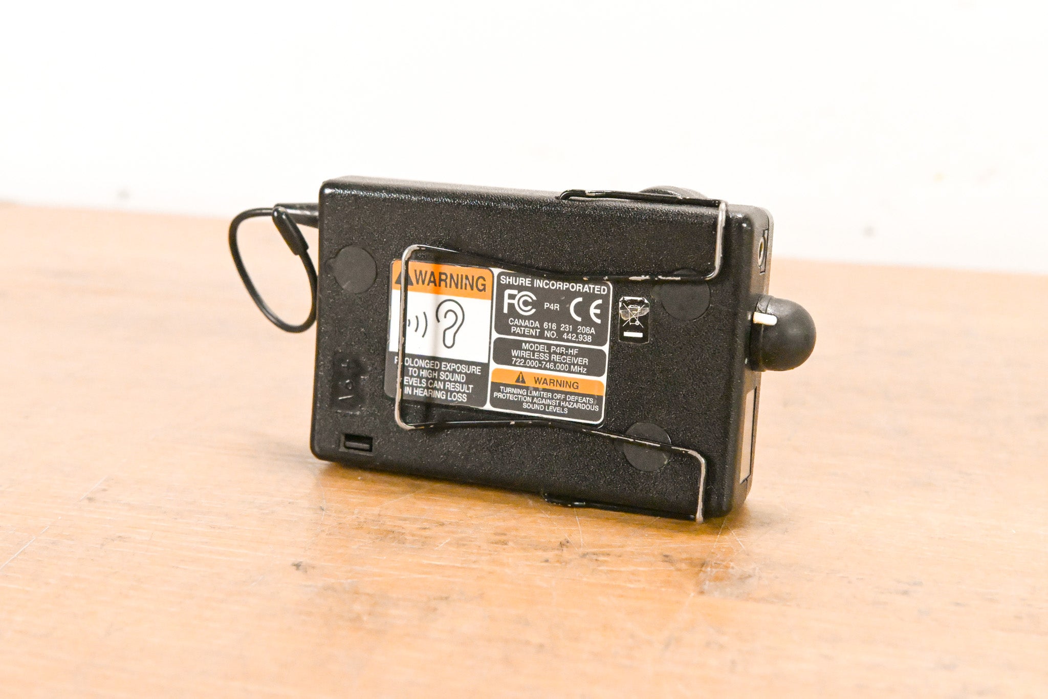 Shure P4R-HF Receiver for PSM 400 Personal Monitor System - 722-746 MHz