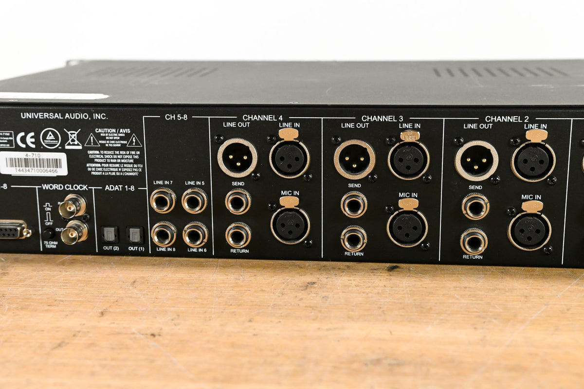 Universal Audio 4-710d 4-Channel Microphone Preamp and Compressor