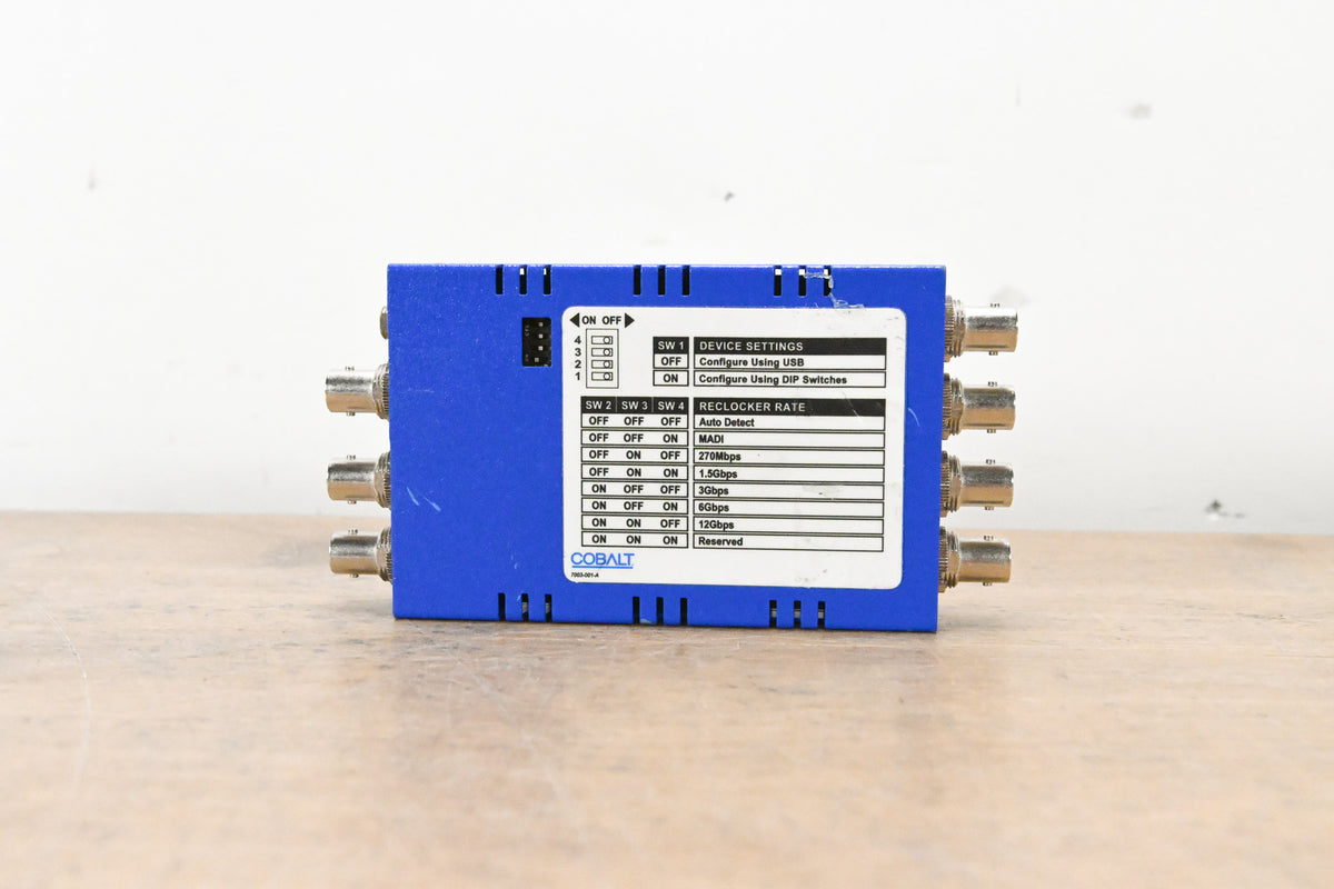 Cobalt BlueBox BBG-DA-12G-1x6 Reclocking Distribution Amplifier (NO PSU)