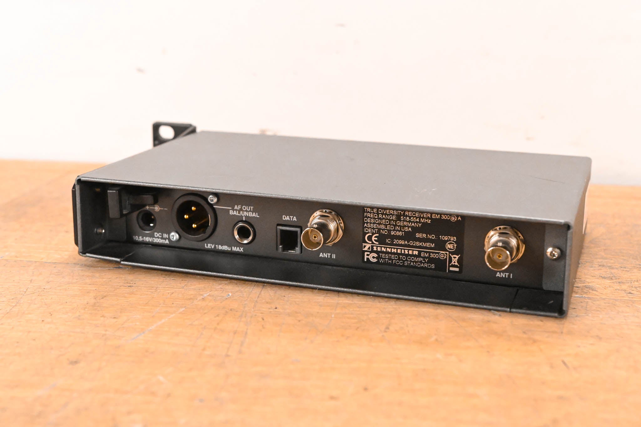 Sennheiser EM 300 G2 Wireless Receiver - 518-554 MHz (NO POWER SUPPLY)