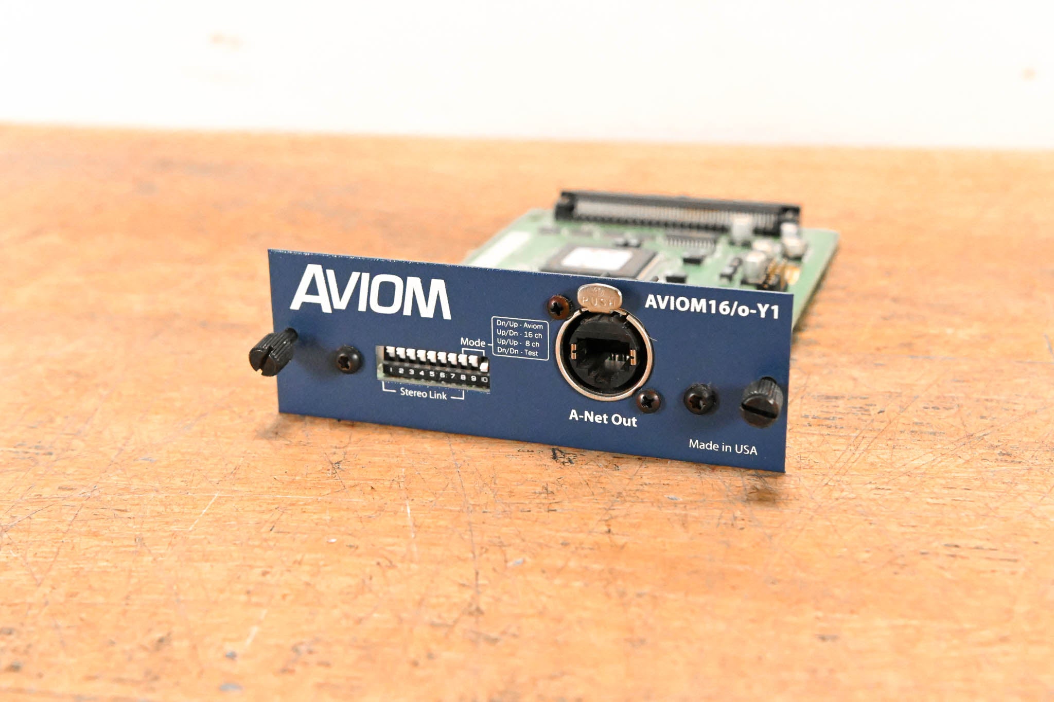 Aviom 16/o-Y1 A-Net Card for Yamaha Digital Products