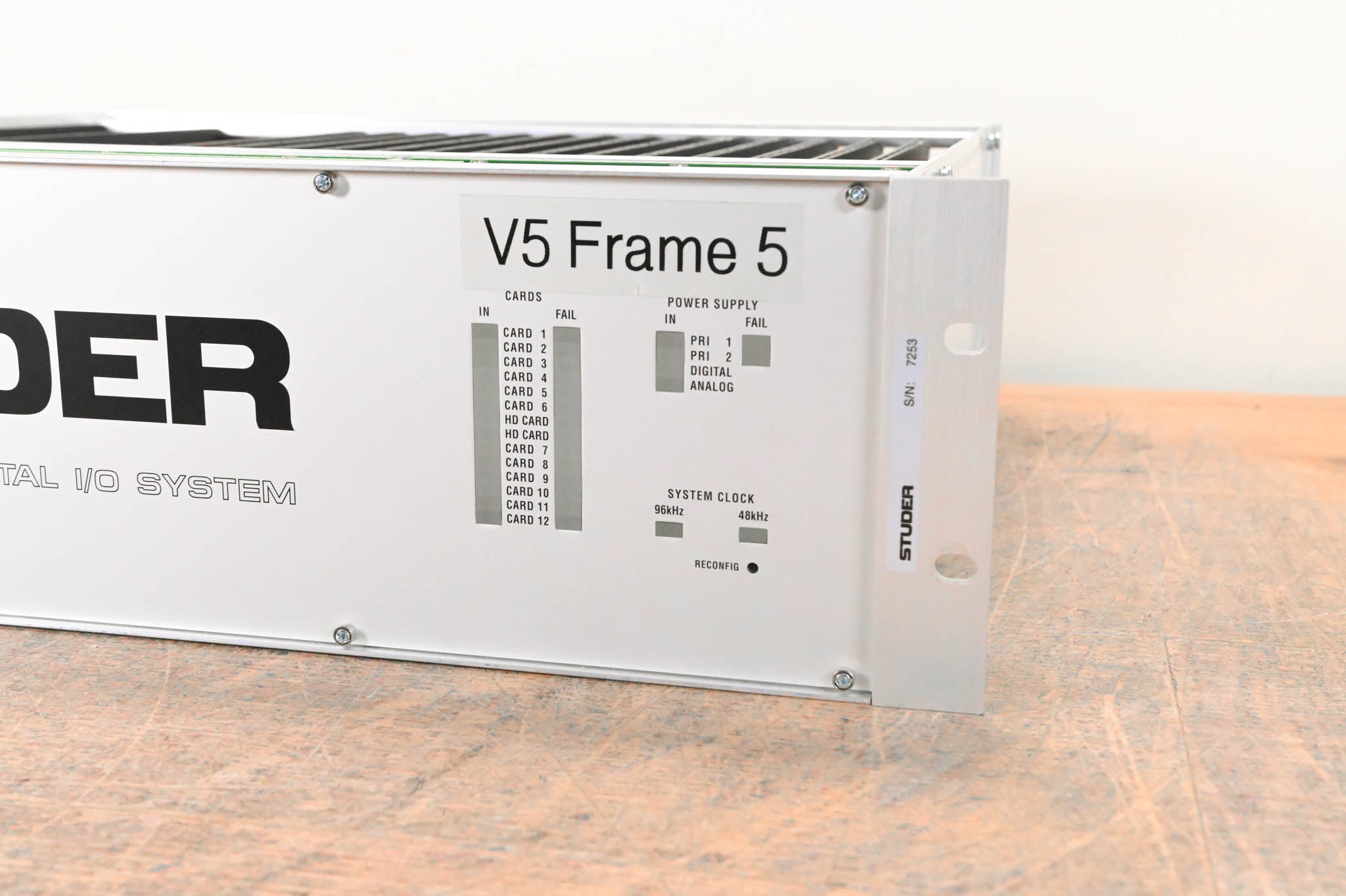 Studer D21m Modular I/O System with Madi HD Link Card