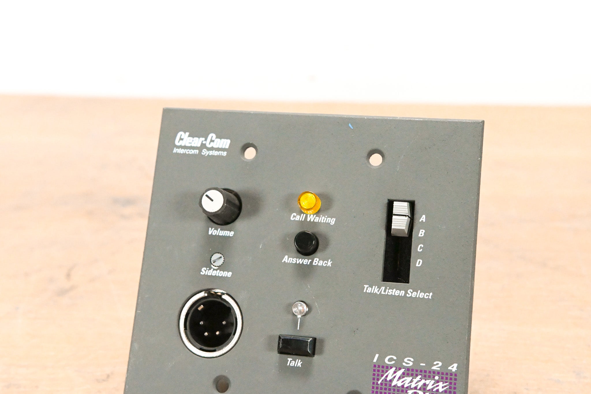 Clear-Com ICS-24 Matrix Plus 4-Channel Speaker Station Wall Panel