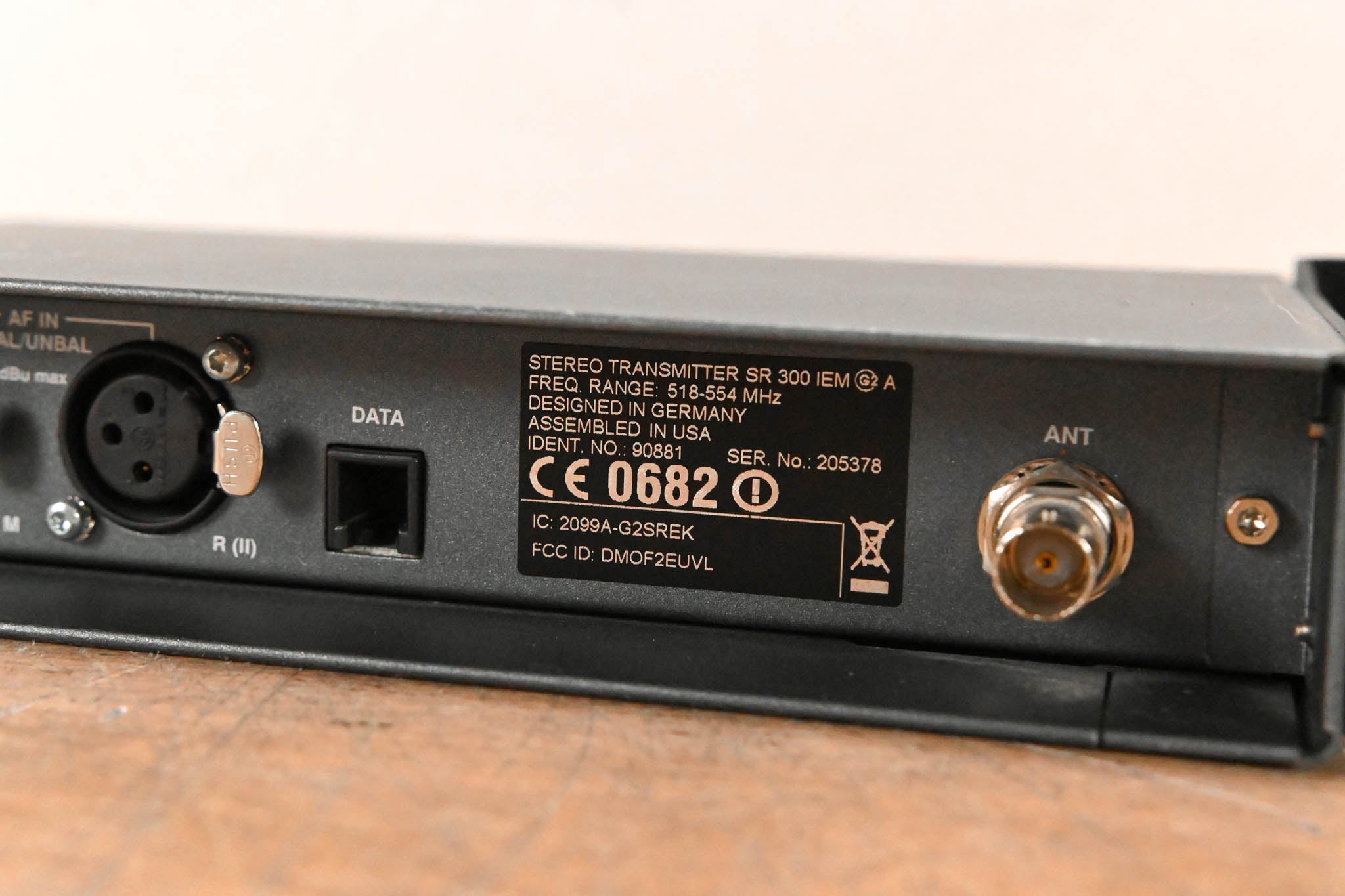 Sennheiser SR 300 IEM G2 Wireless Transmitter - A Range NO POWER SUPPLY