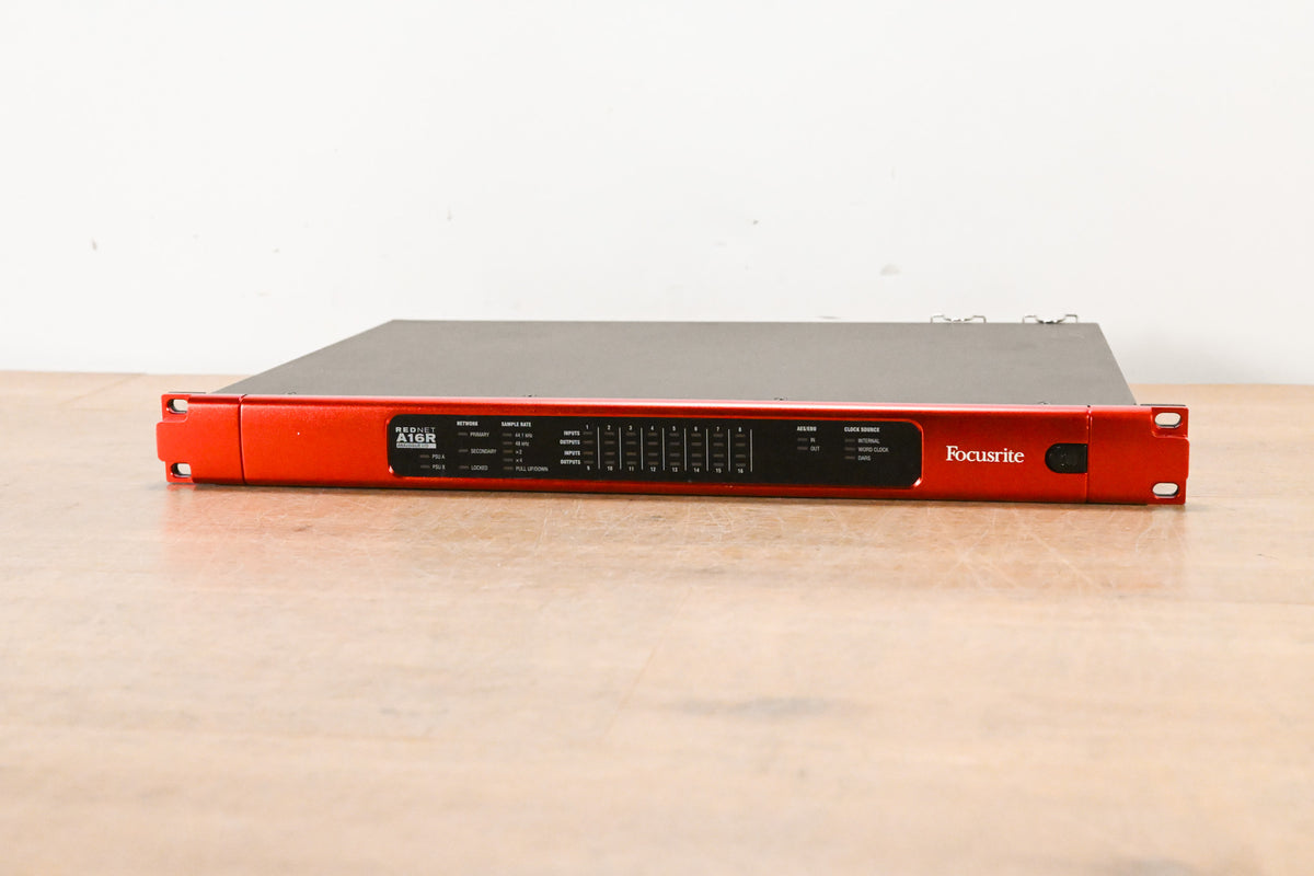 Focusrite RedNet A16R 16x16 Dante Analog Audio Interface